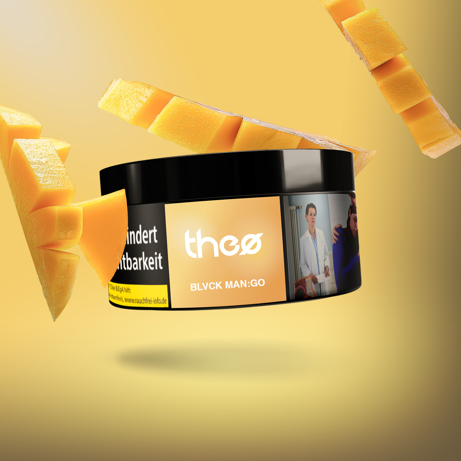 Theo Tobacco - Blvck Man:go - 200 g 