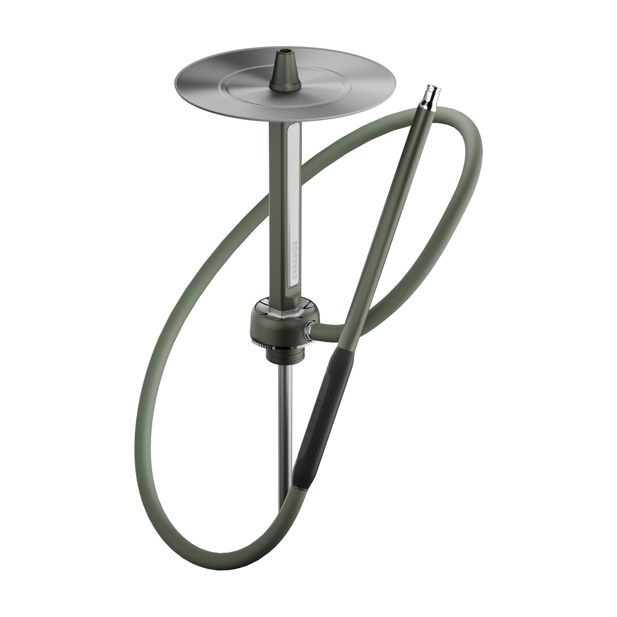 Darkside PRO Gr&uuml;n Rauchs&auml;ule mit Silikonschlauch und Mundst&uuml;ck, ohne Glasbowl