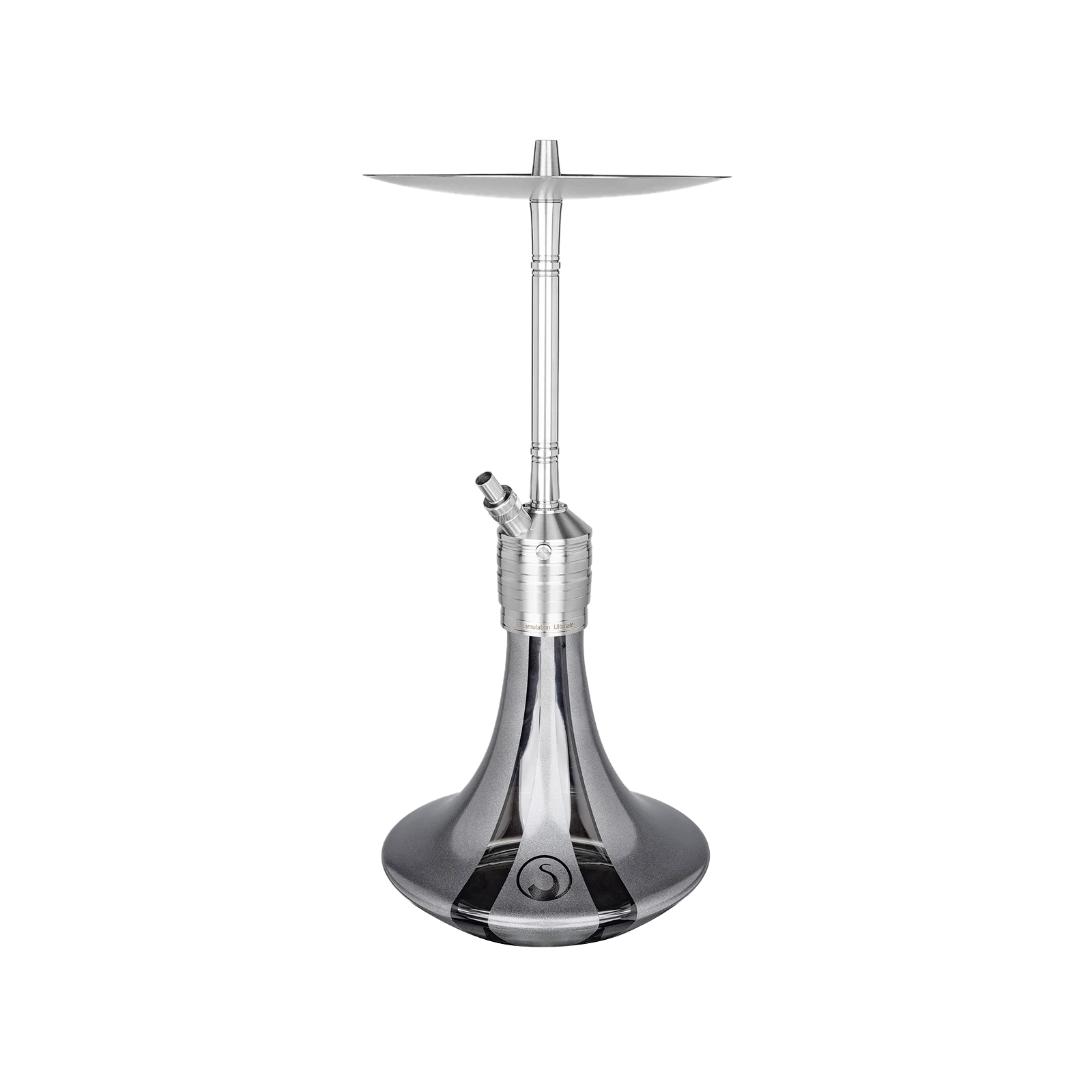 Steamulation Ultimate One Gen. III Graphite Metallic &ndash; Profi-Shisha mit 1 Anschluss & Top-Features 1
