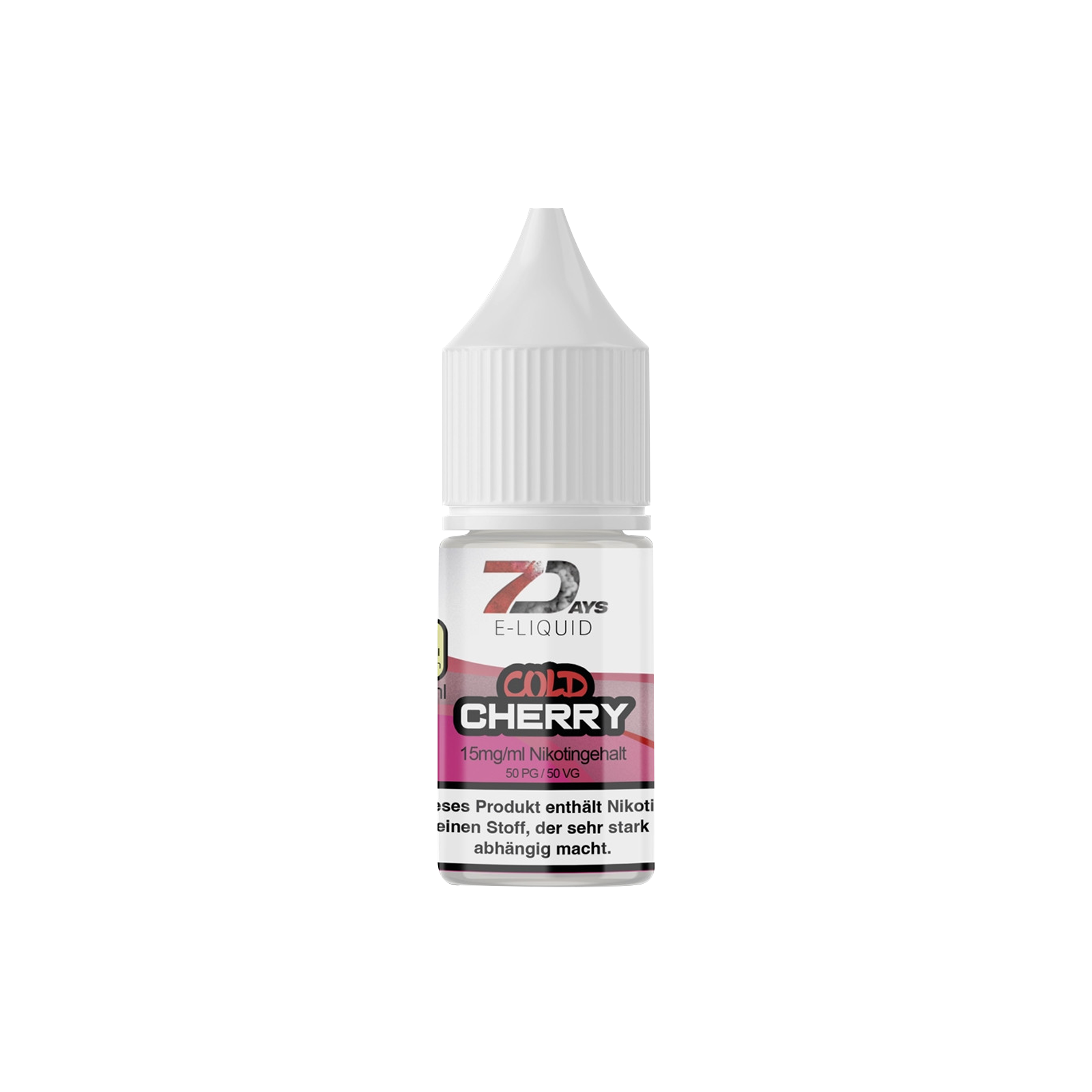 7 Days Cold Cherry 15mg 10ml Nikotinsalz-Liquid &ndash; fruchtig & k&uuml;hl 1