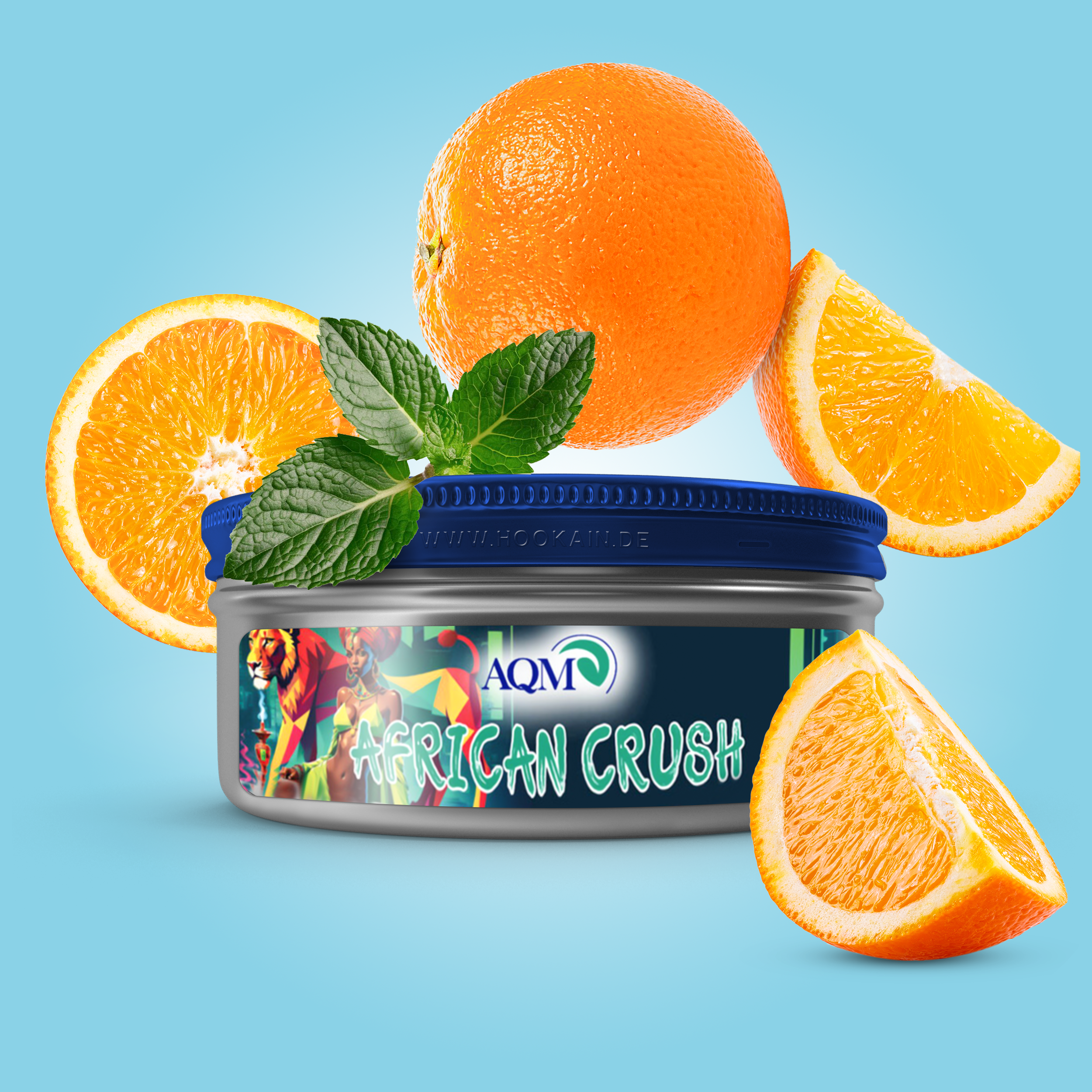 Aqua Mentha African Crush 200g &ndash; Fruchtig & Frisch mit Orange & Minze 1