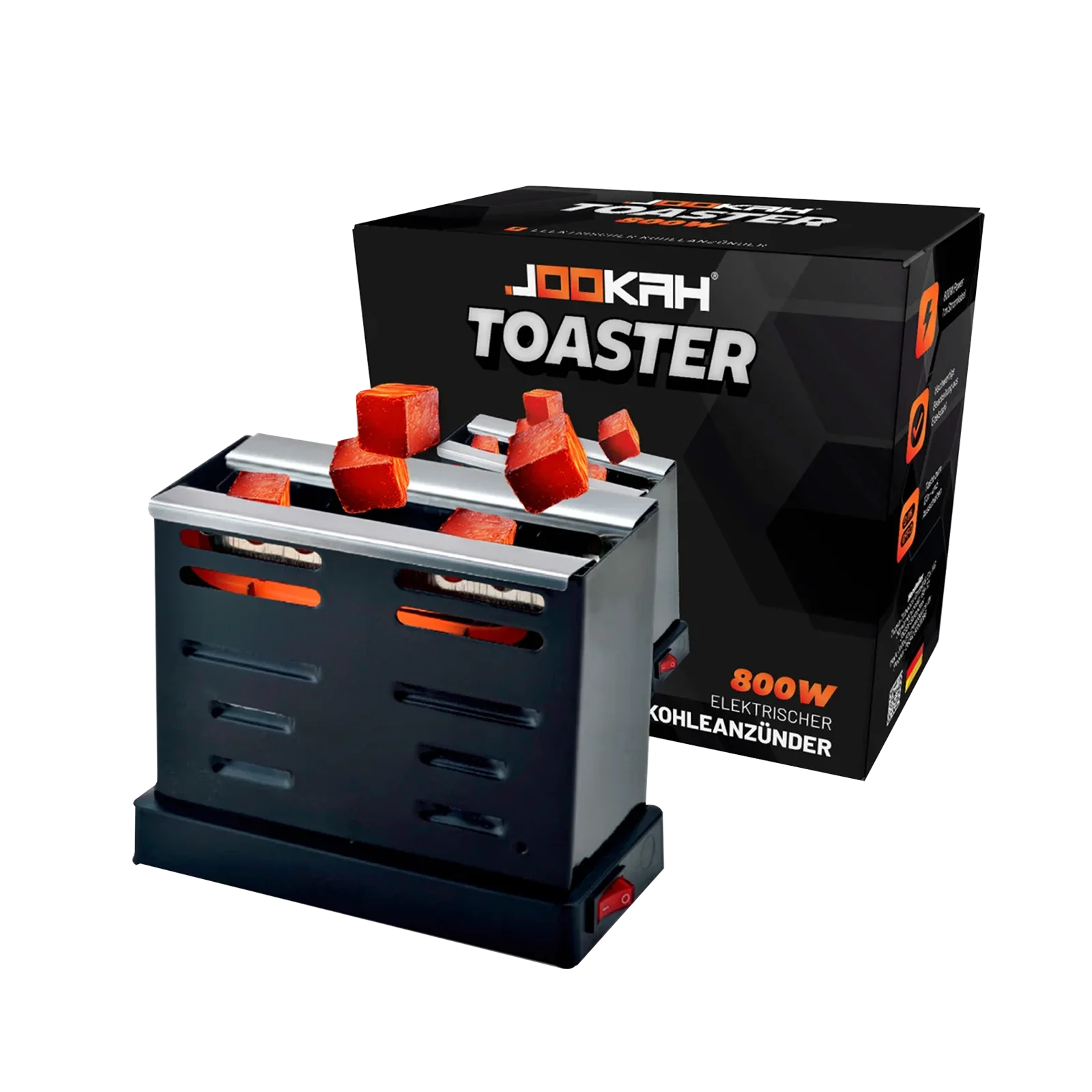 Jookah - Charcoal Burner - Toaster - 800 W 2