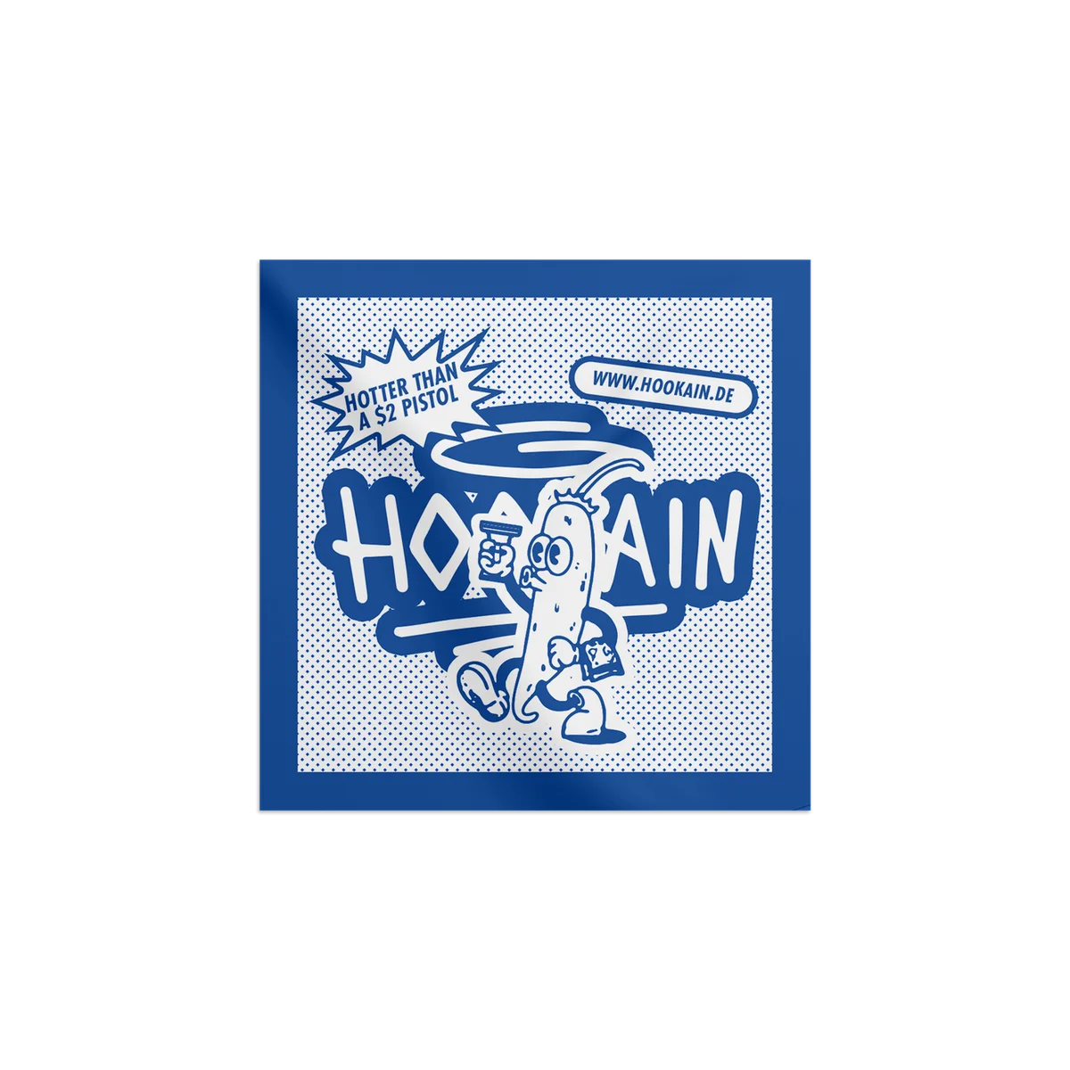 Hookain - Sticker - Pepper Pistol - Lustige Party Aufkleber - 7.4 x 7.4 cm