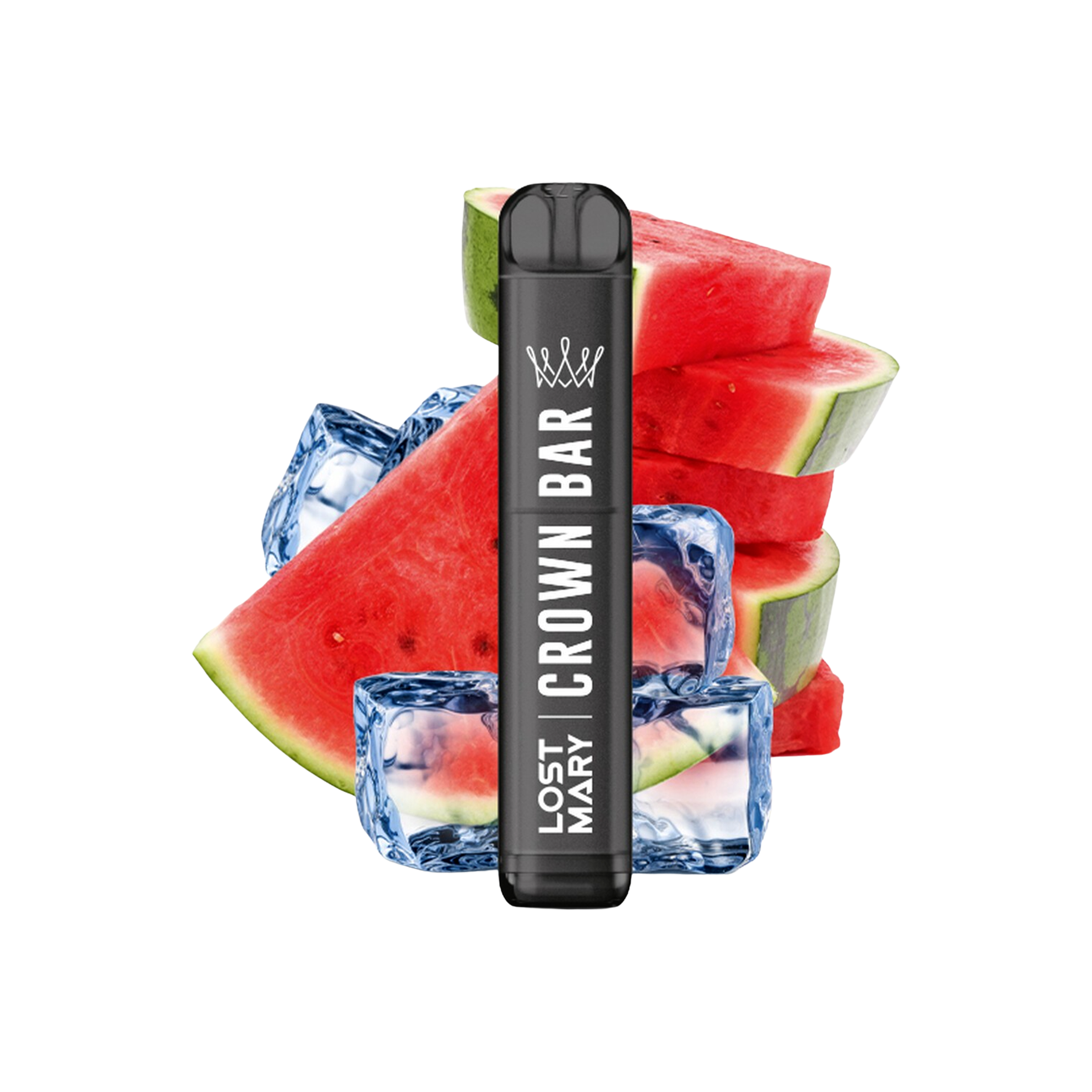 Crown Bar - Einweg-Vape - Watermelon Ice - 20 mg | Alle neuen Sorten günstig online kaufen - Hookain E-Shisha Onlineshop