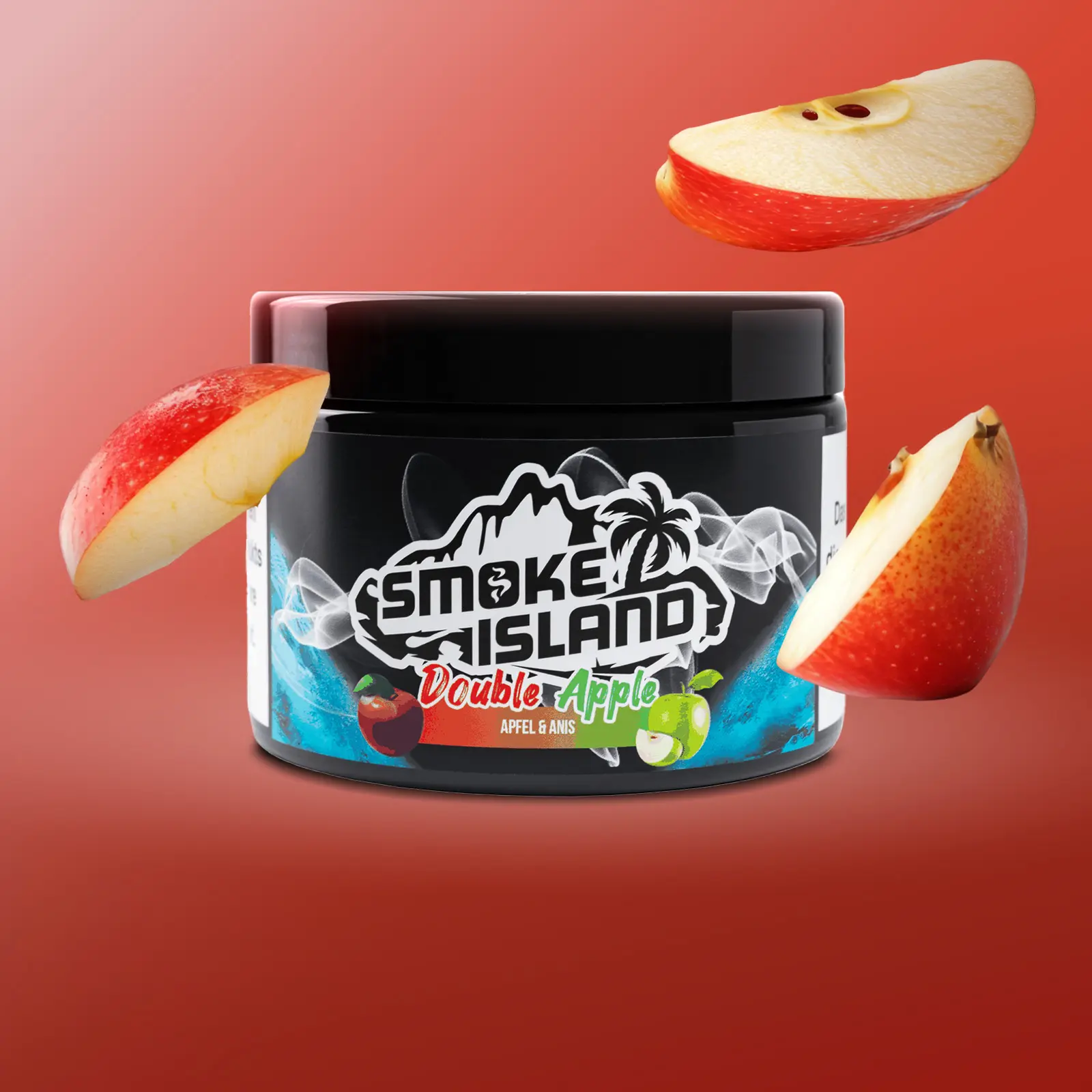 Smoke Island - nikotinfrei - Double Apple - 200 g  1