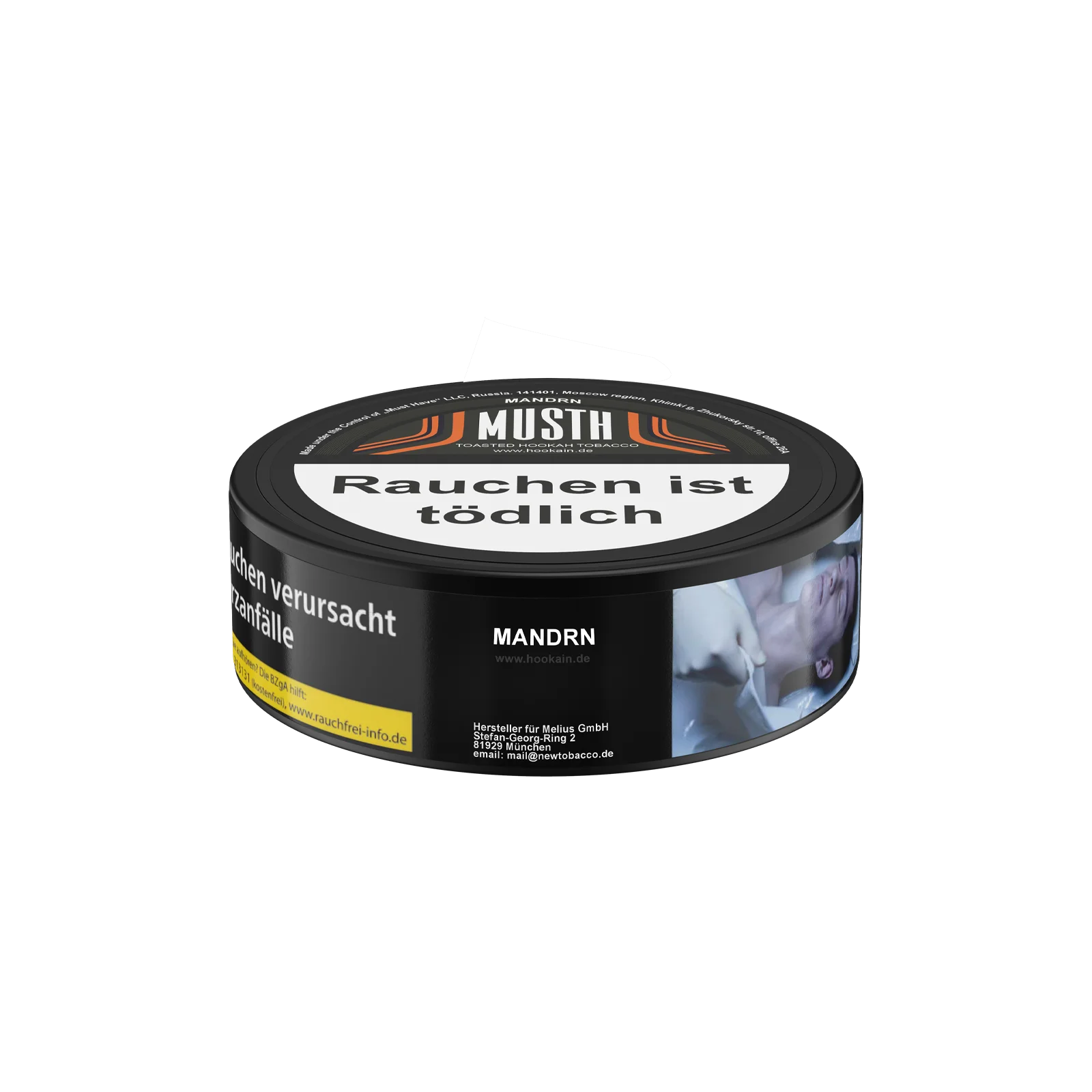 MUST H Mandrn 125 g Shisha-Tabak &ndash; s&uuml;&szlig; & fruchtig 1