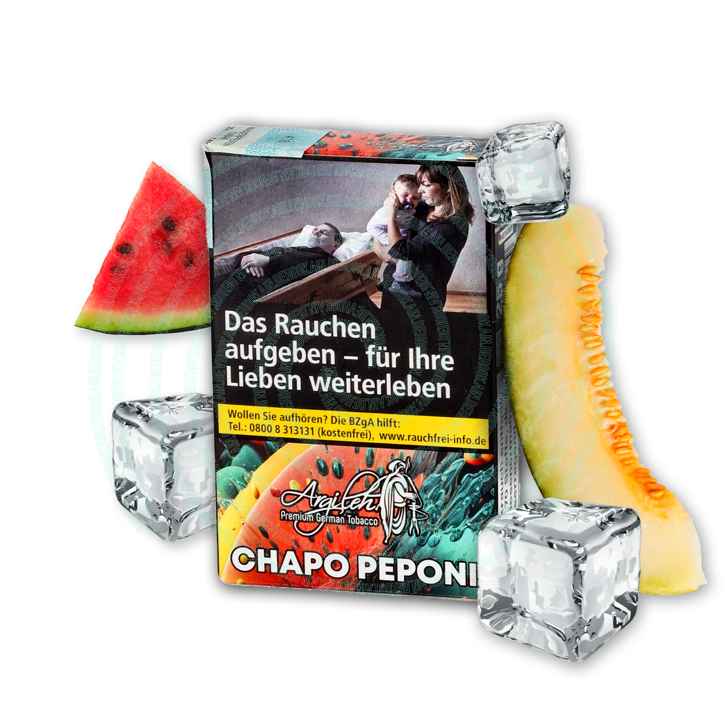 Argileh - Chapo Peponi - 20 g | Alle neuen Tabak Sorten günstig online kaufen - Hookain Shisha-Onlineshop-2