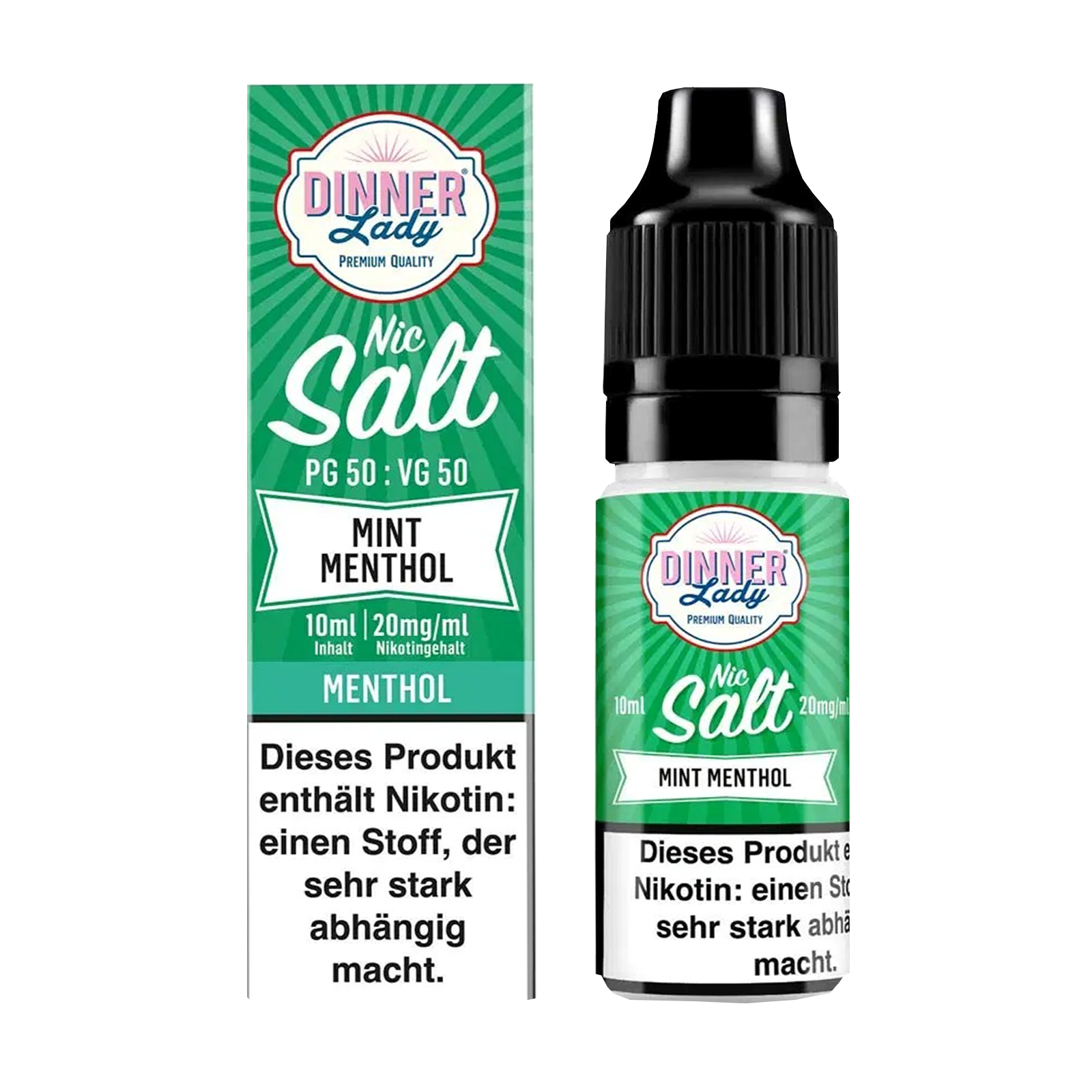 Dinner Lady - E-Liquid - Nikotinsalz - Mint Menthol - 10 ml - 20 mg 1