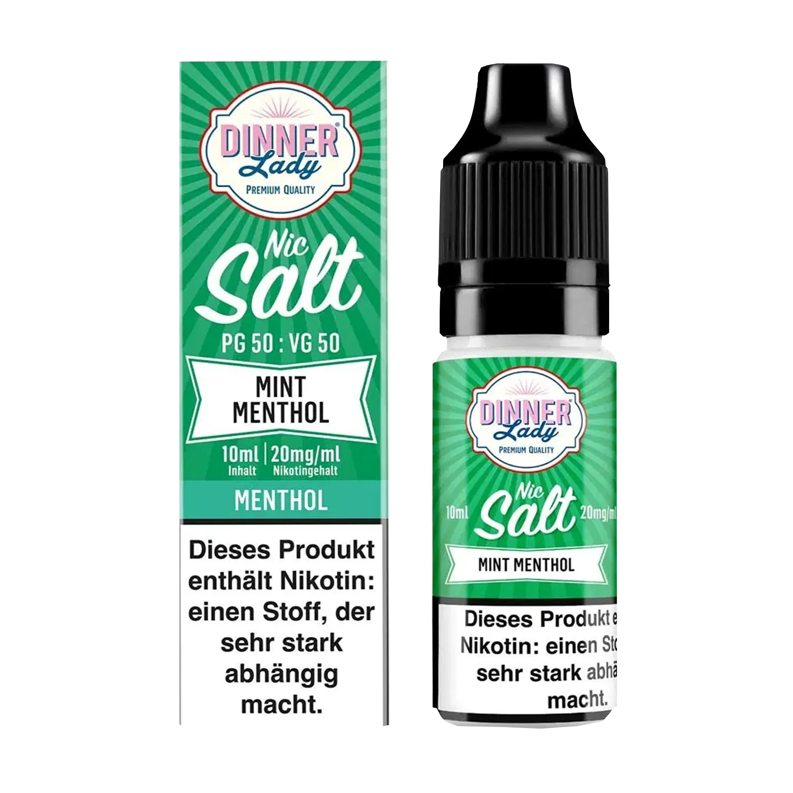 Dinner Lady - E-Liquid - Nikotinsalz - Mint Menthol - 10 ml - 20 mg 1