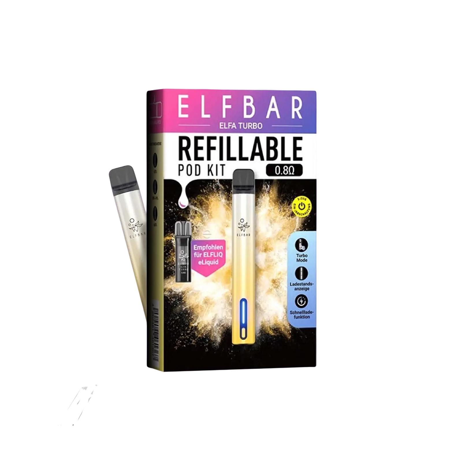 Elf Bar - ELFA - Turbo - Basic Device - Aurora Gold