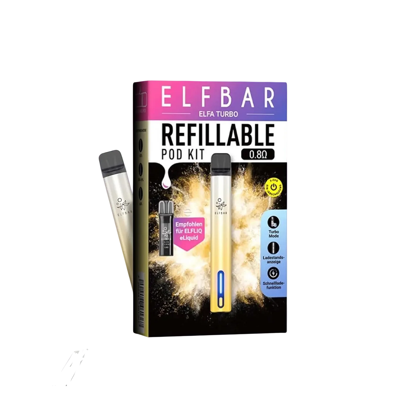 Elf Bar - ELFA - Turbo - Basic Device - Aurora Gold