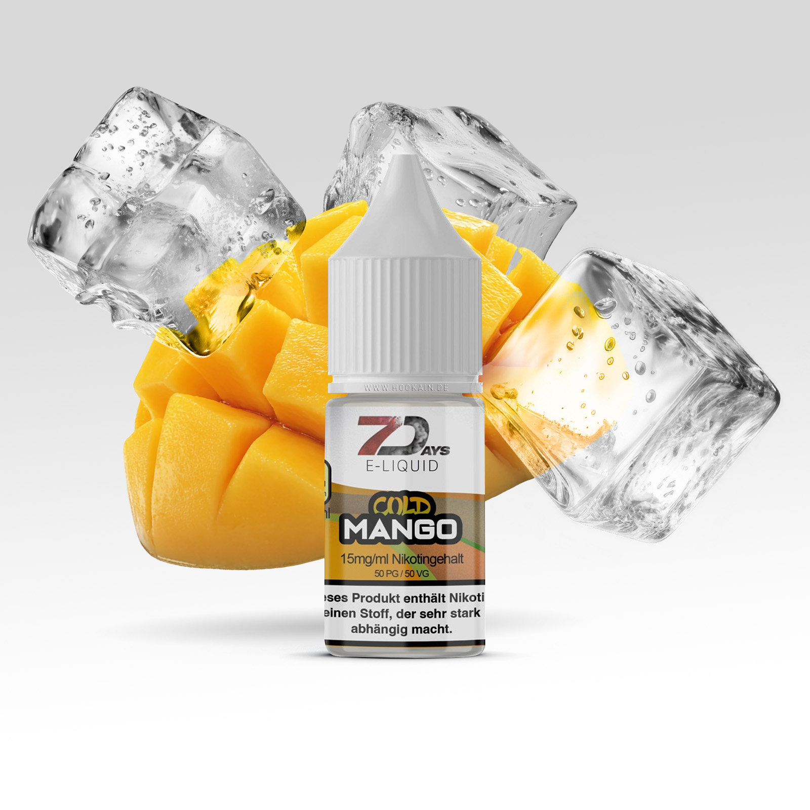 7 Days Cold Mango 15mg 10ml Nikotinsalz-Liquid &ndash; Mango Frische 1