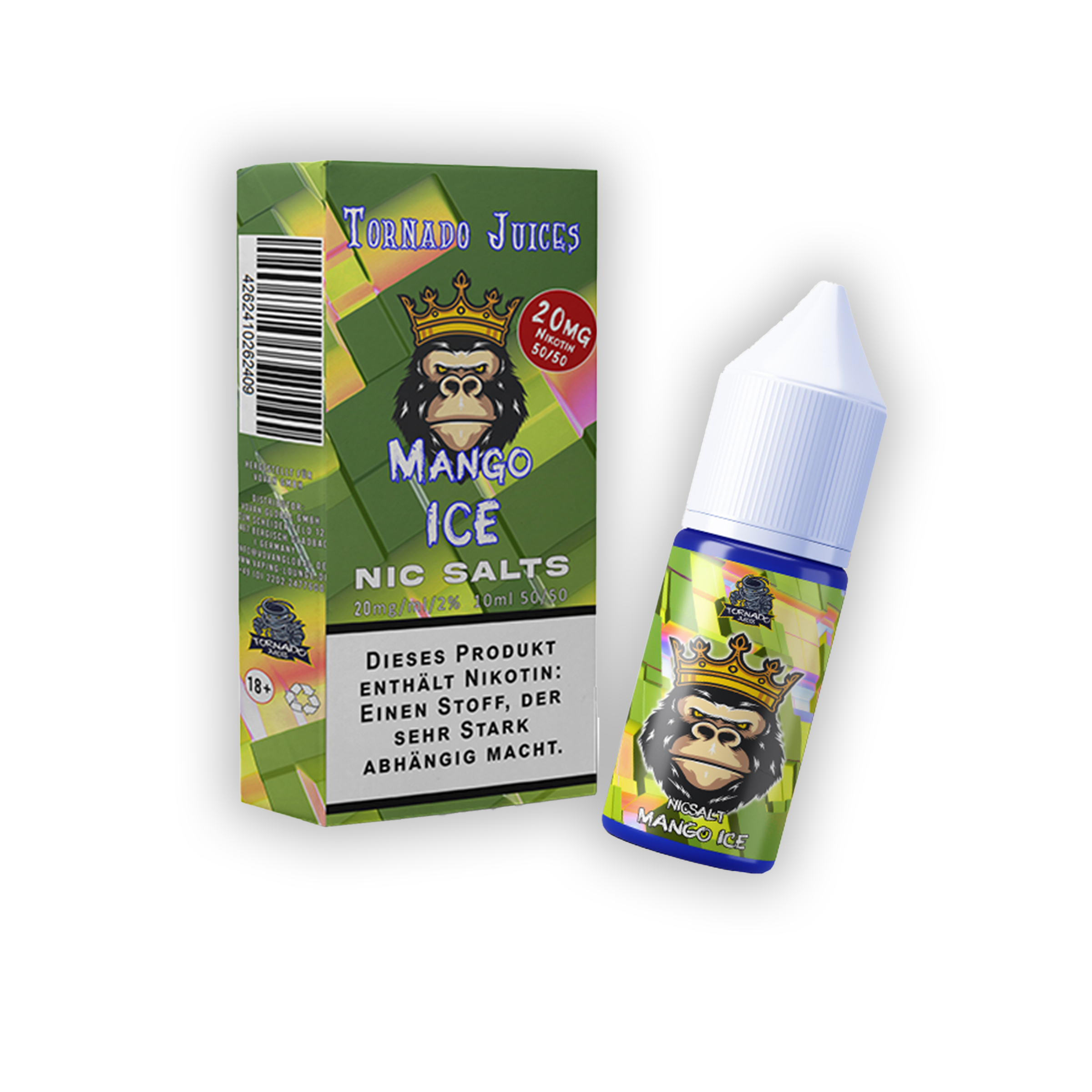 Tornado Juices Mango Ice  Vape E-Liquid mit Nikotinsalz 2