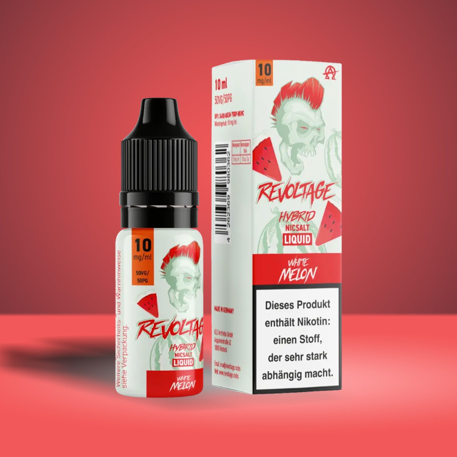 Revoltage - E-Liquid - Nikotinsalz - White Melon - 10 ml - 10 mg 1