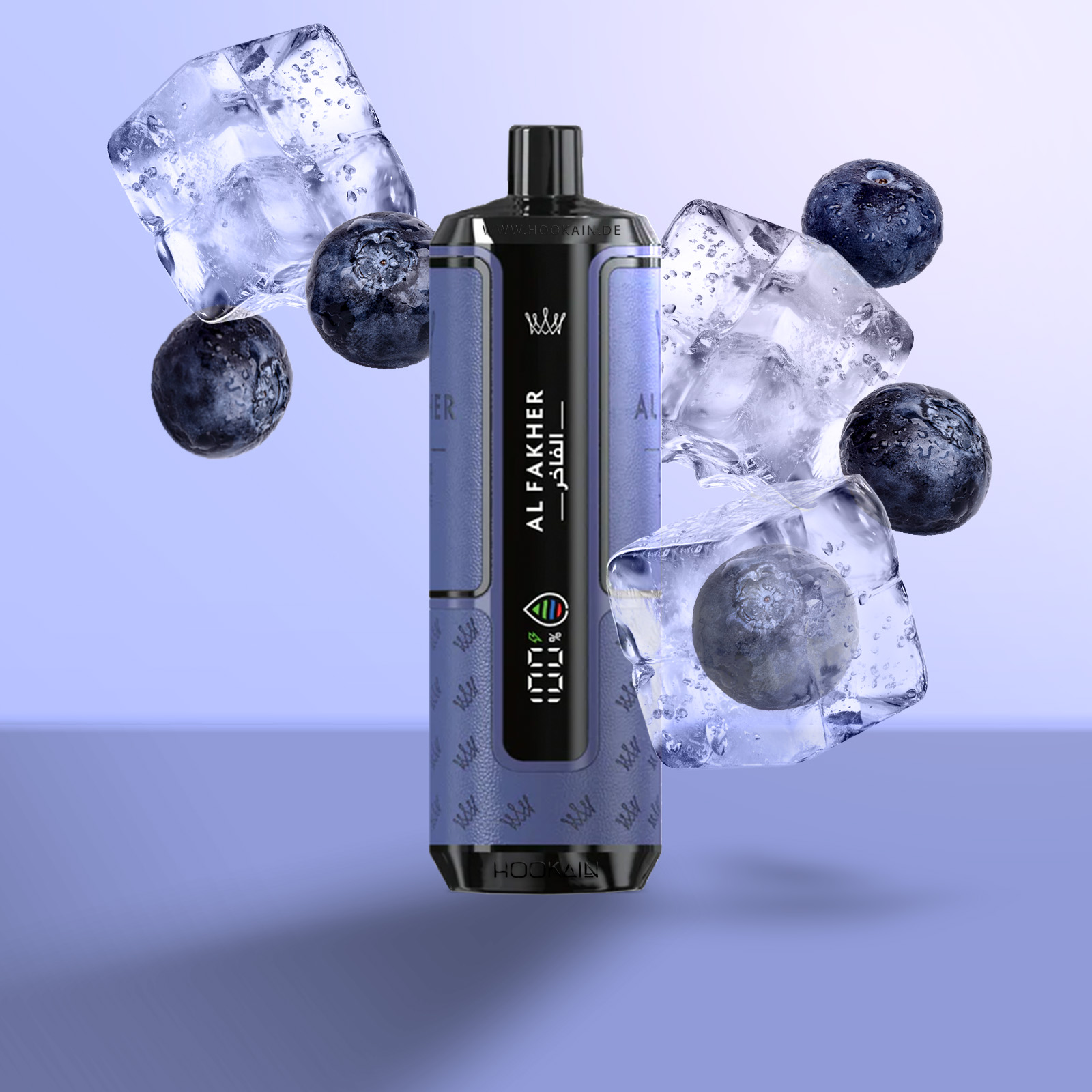 Al Fakher - Crown Bar - Hypermax - 20k - Berry Ice 1