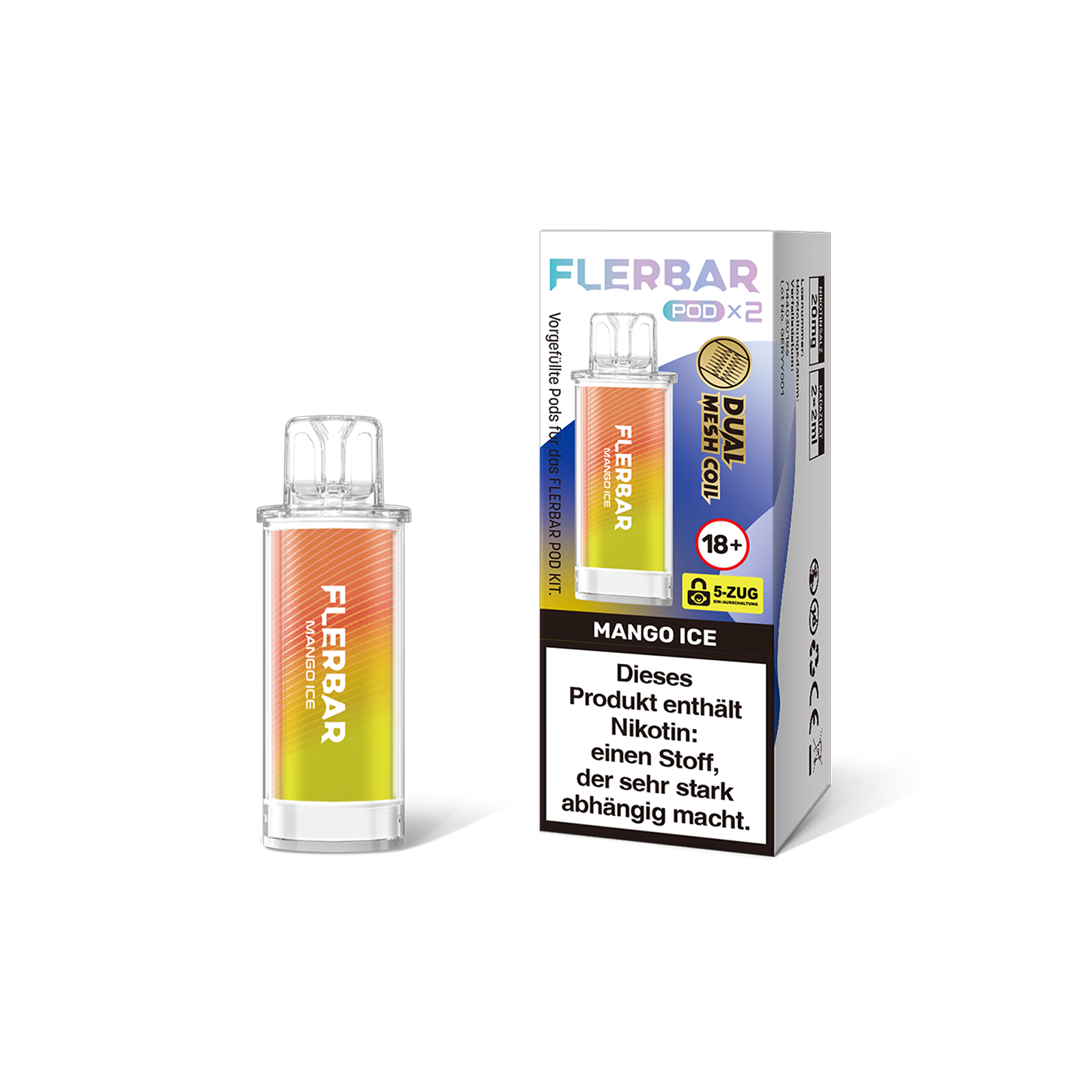 Flerbar - Prefilled Pod - Mango Ice