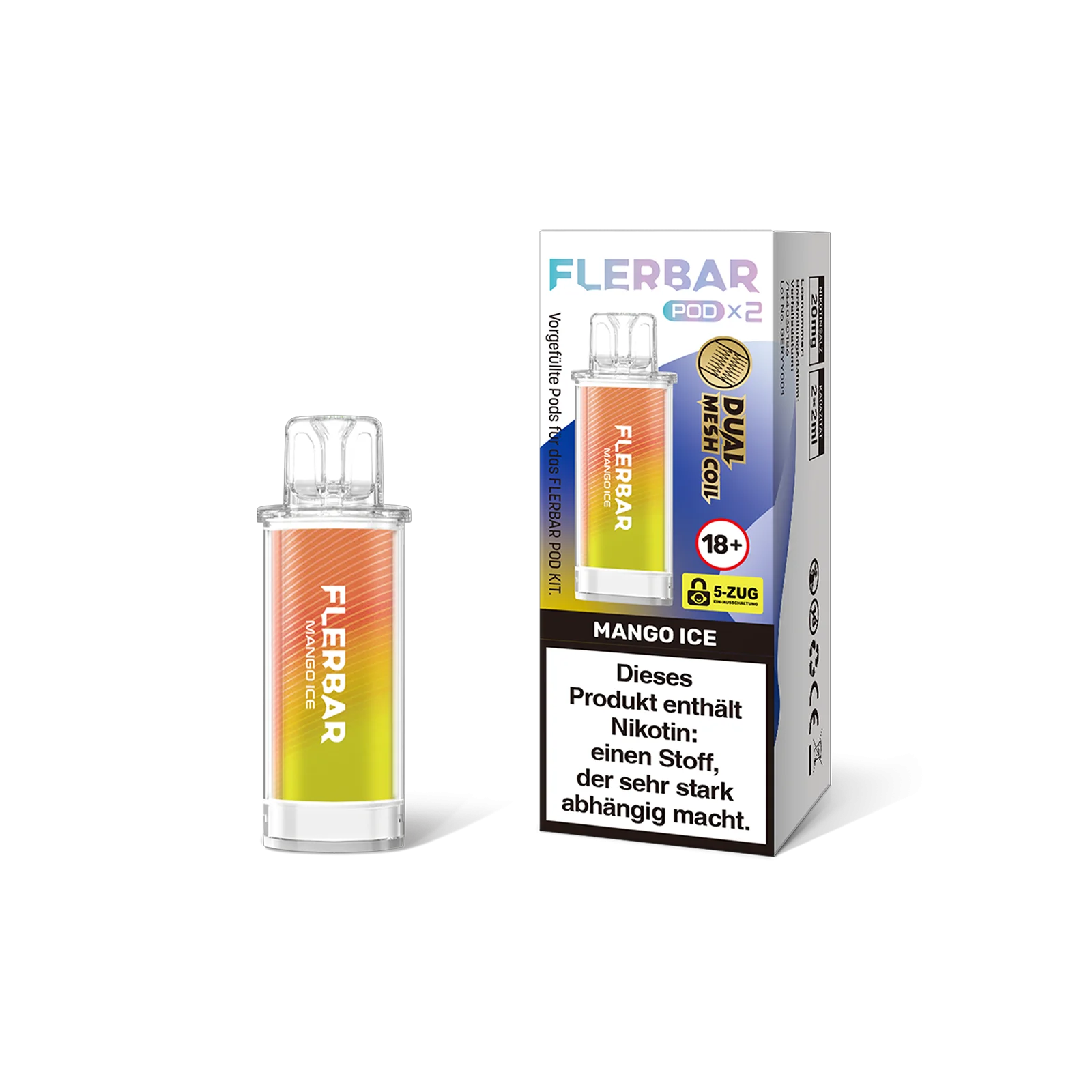 Flerbar - Prefilled Pod - Mango Ice