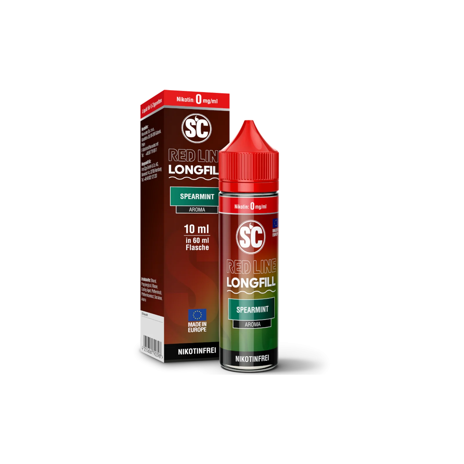 SC - Red Line - Longfill - Spearmint - 10 ml1