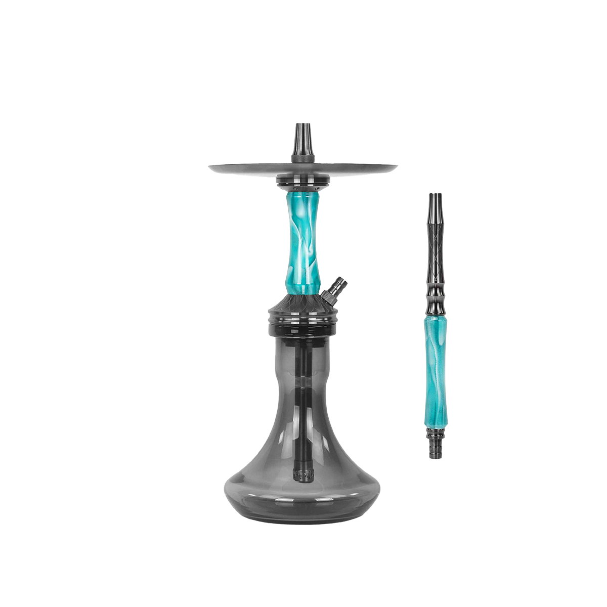 Ocean Hookah Kaif S 2nd Edition Black Turquoise Shisha