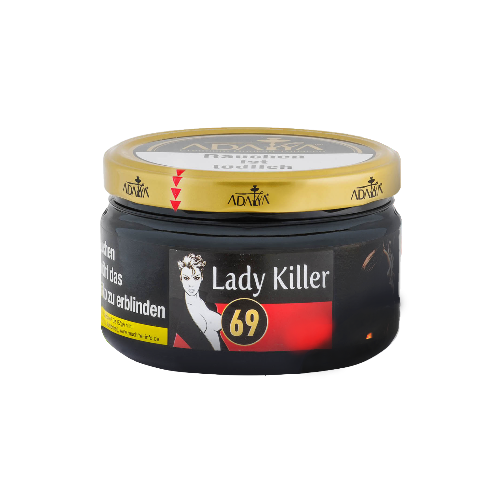 Der Adalya Lady Killer Shisha Tabak vereint Mango, Honigmelone und Beeren mit einer kühlen Note. Perfekter Genuss für jeden Anlass. 1