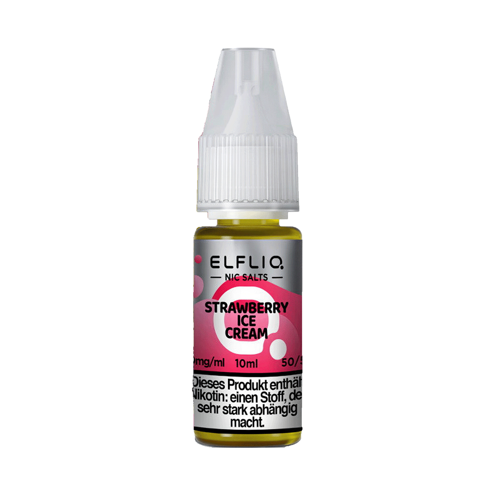 Elf Bar - ElfliQ - E-Liquid - Nicotine Salt - Strawberry Ice Cream - 20 mg