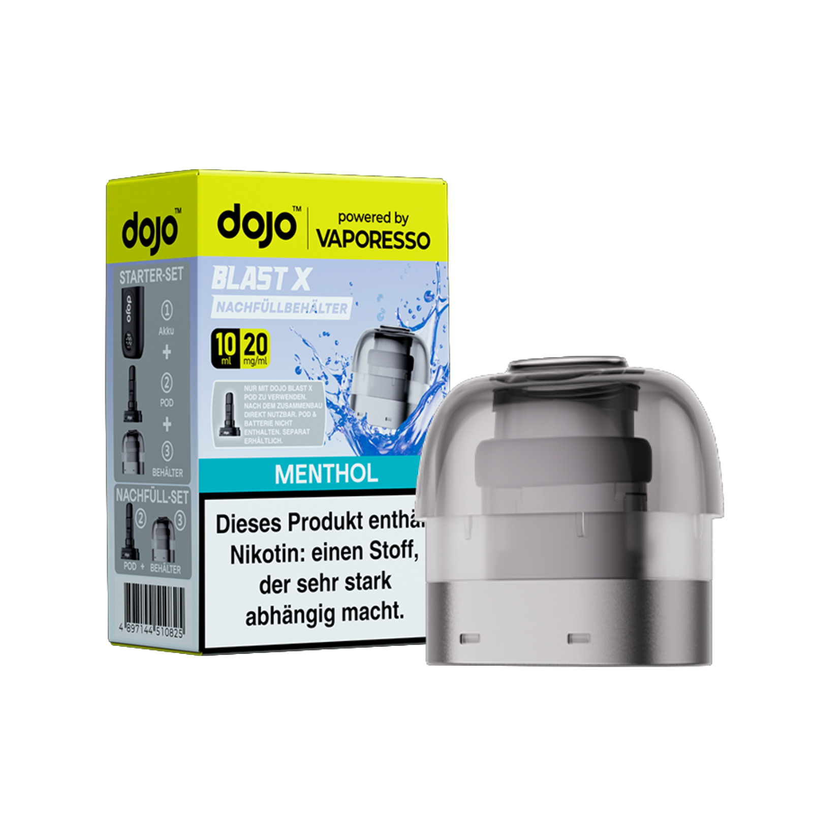 Vaporesso - Dojo Blast X - Pod 10ml - Menthol - 20mg1