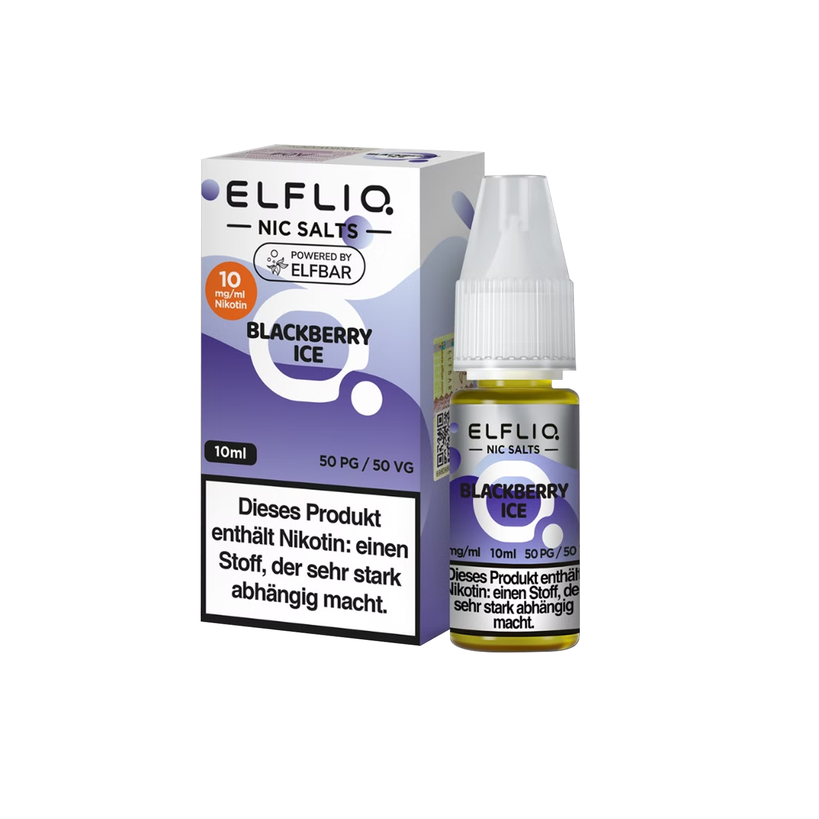 Elf Bar - ElfliQ - E-Liquid - Nikotinsalz - Blackberry Ice - 10 mg 2