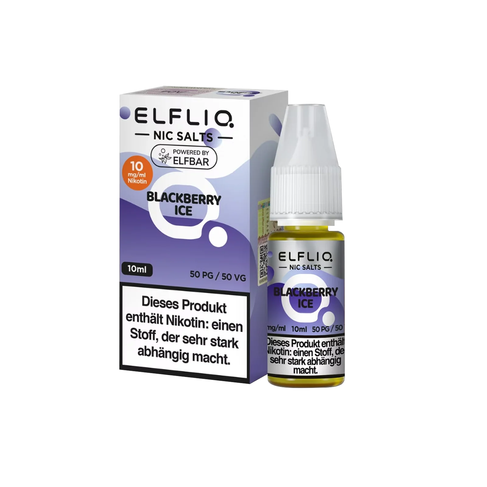 Elf Bar - ElfliQ - E-Liquid - Nikotinsalz - Blackberry Ice - 10 mg 2