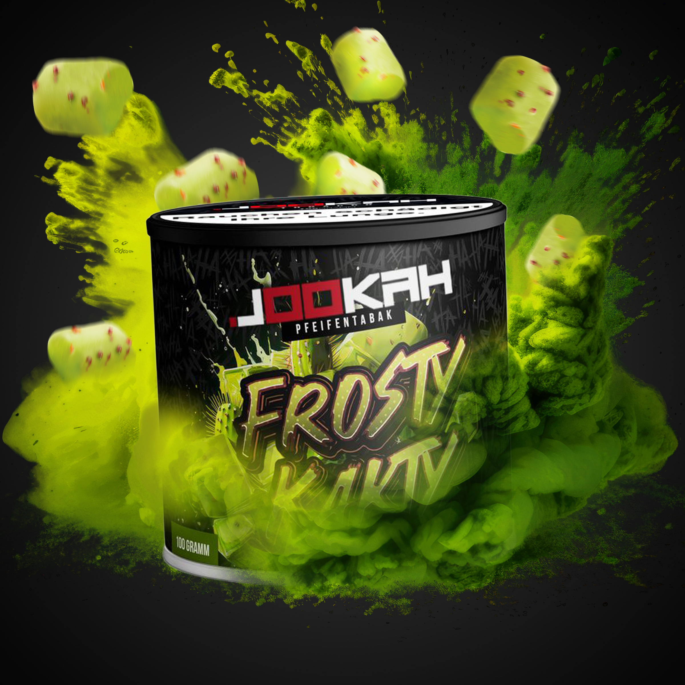 Jookah Dry Base Pfeifentabak Frosty Kakty 100 g | Online 1