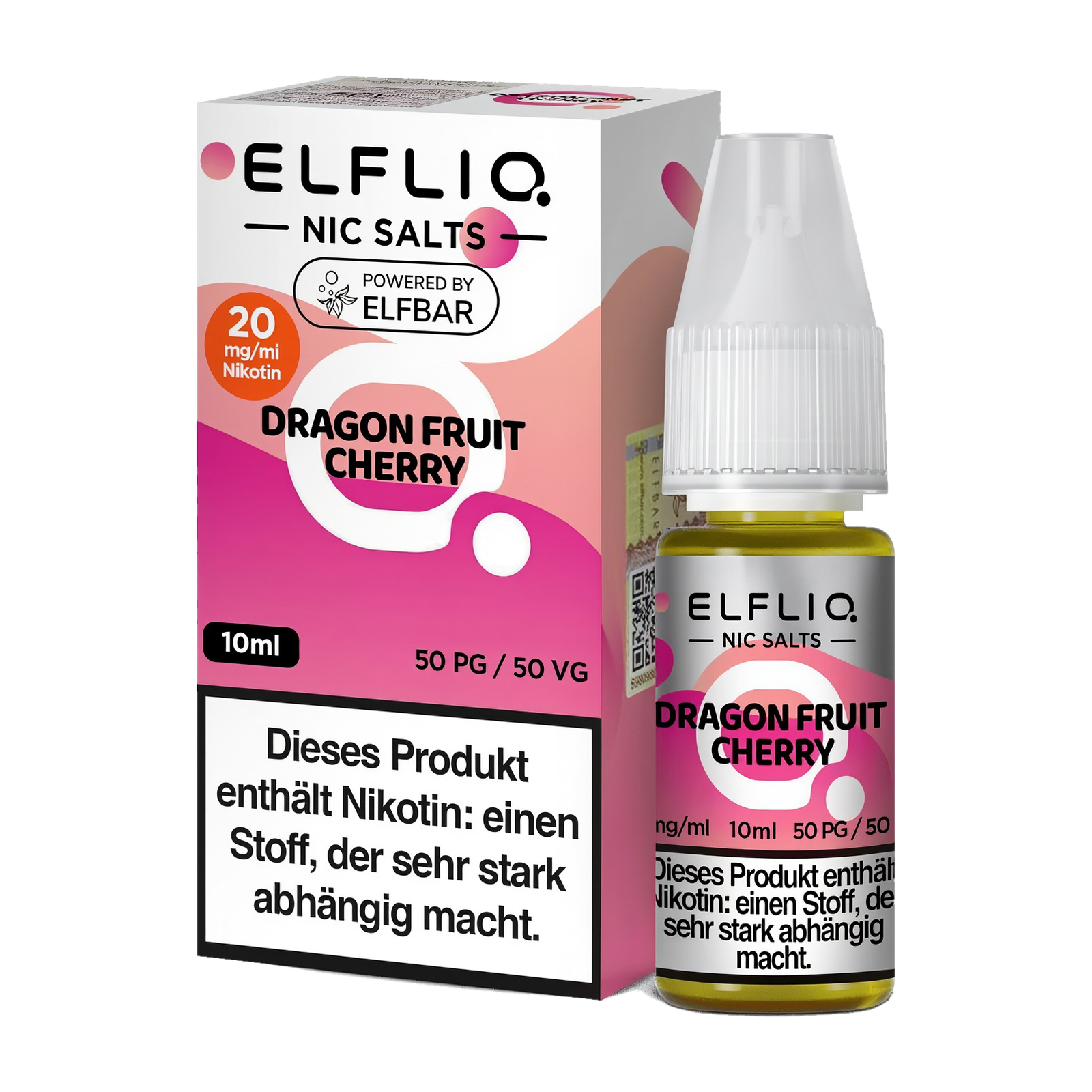 Elf Bar - ElfliQ - E-Liquid - Nicotine Salt - Dragonfruit Cherry - 20 mg
