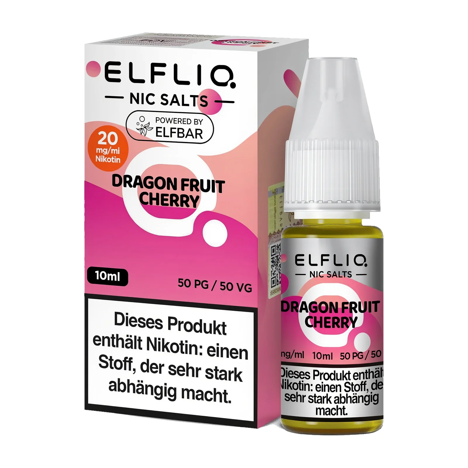 Elf Bar - ElfliQ - E-Liquid - Nicotine Salt - Dragonfruit Cherry - 20 mg