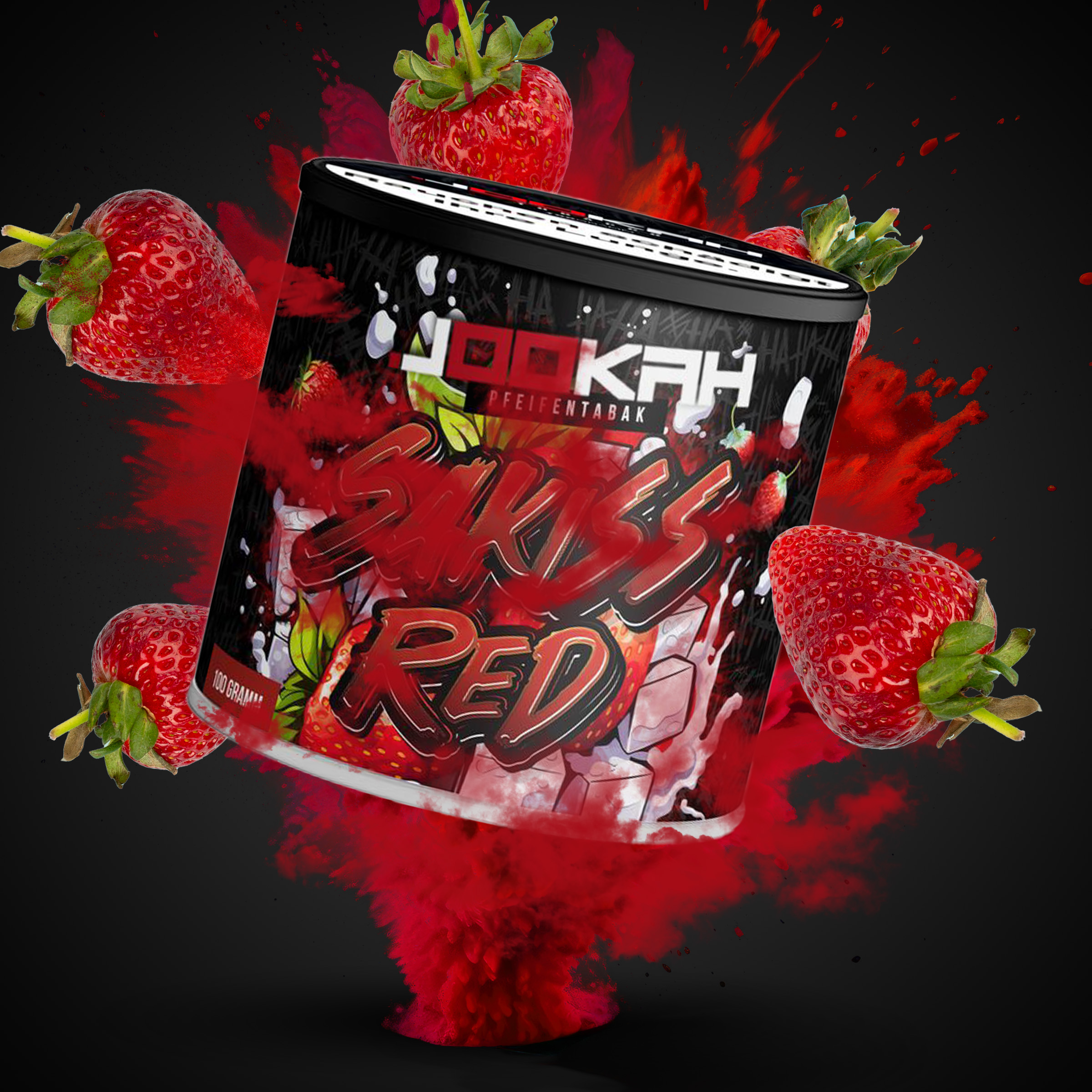 Jookah Dry Base Pfeifentabak Sakiss Red 100 g | Online 1