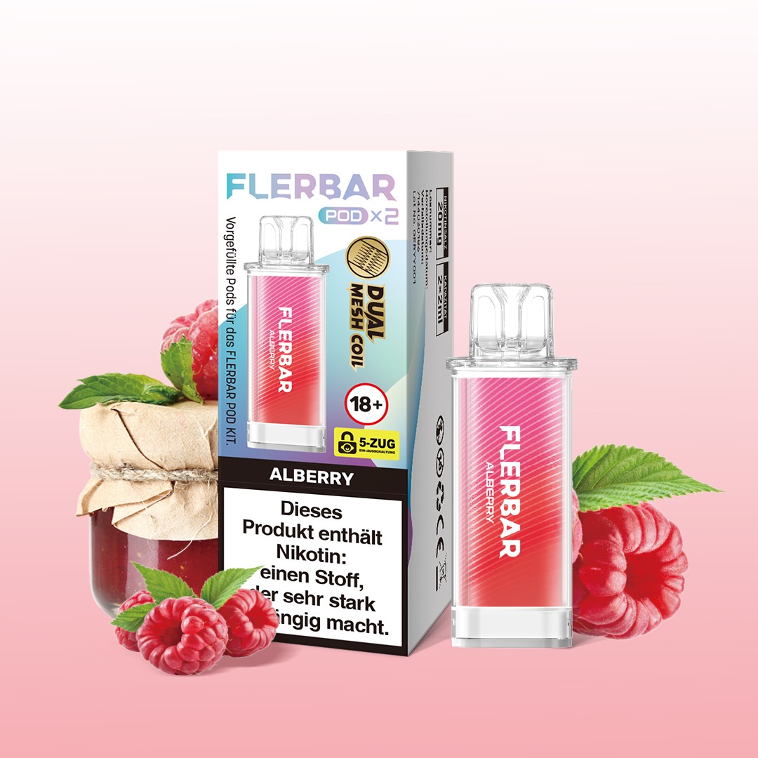 Flerbar Prefilled Pod Alberry 20 mg | Buy online Flerbar Prefilled Pod Alberry 20 mg | Buy online