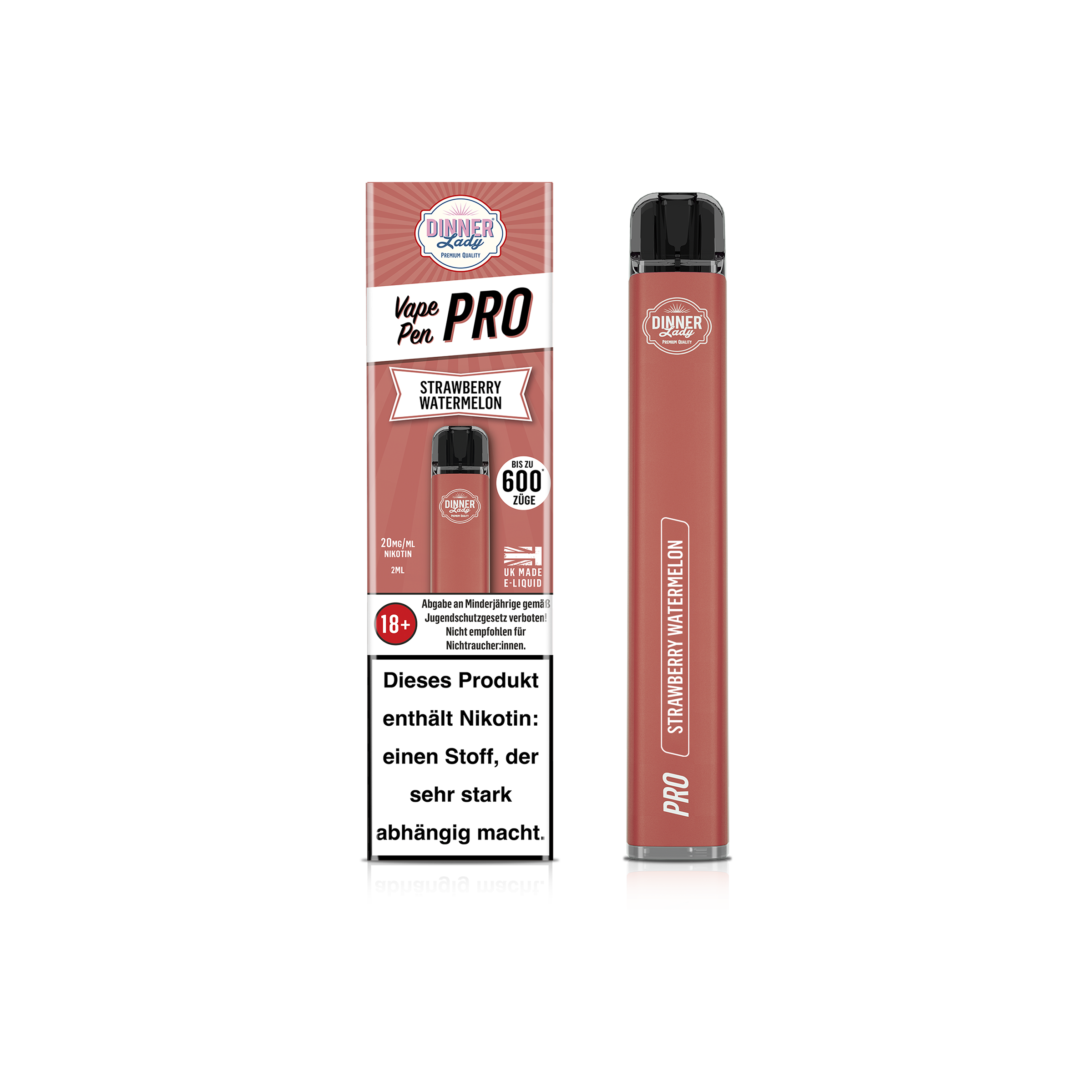 Dinner Lady - Strawberry Watermelon - Vapestick