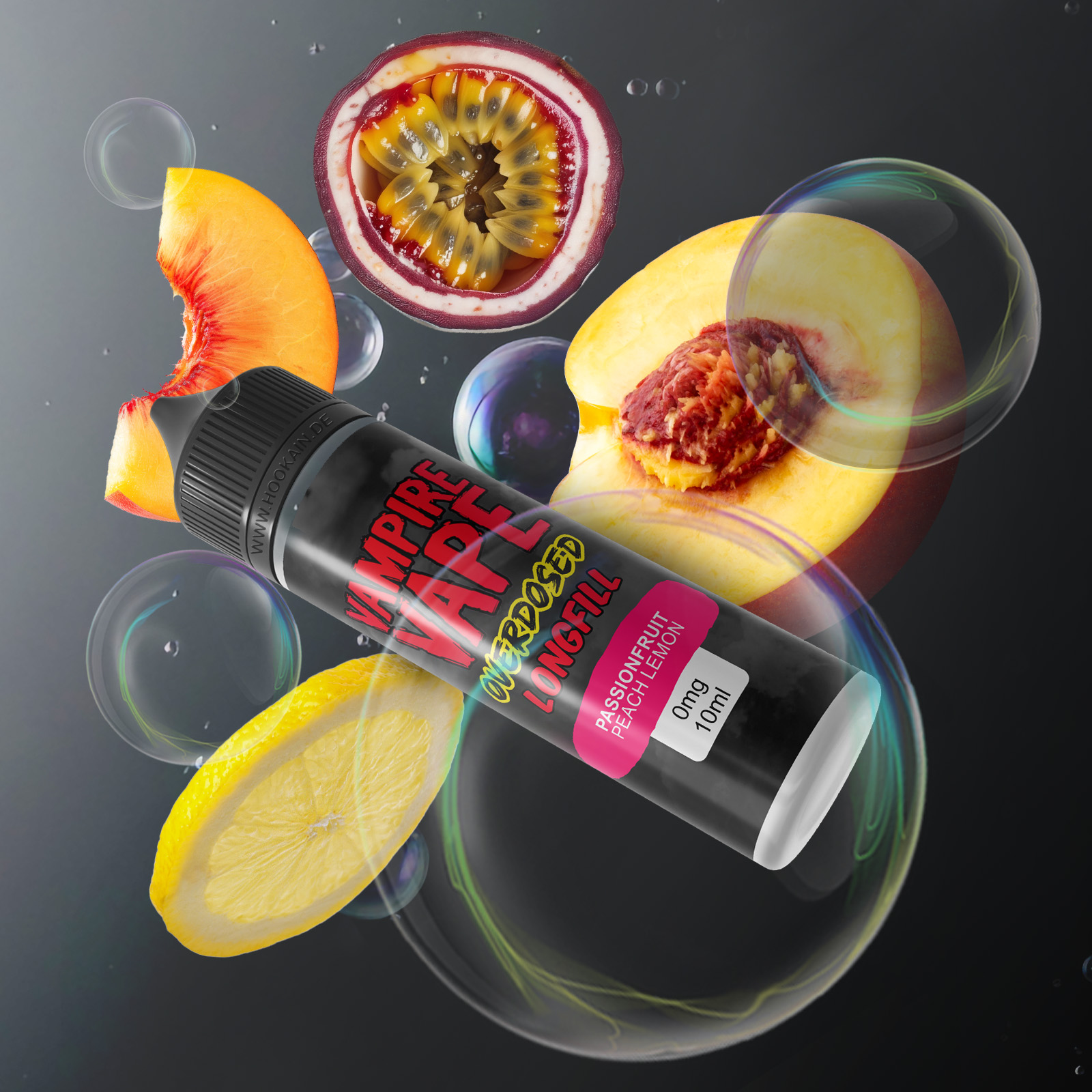 Vampire Vape Overdosed Passionfruit Peach Lemon Aroma 10 ml – Fruchtig 1