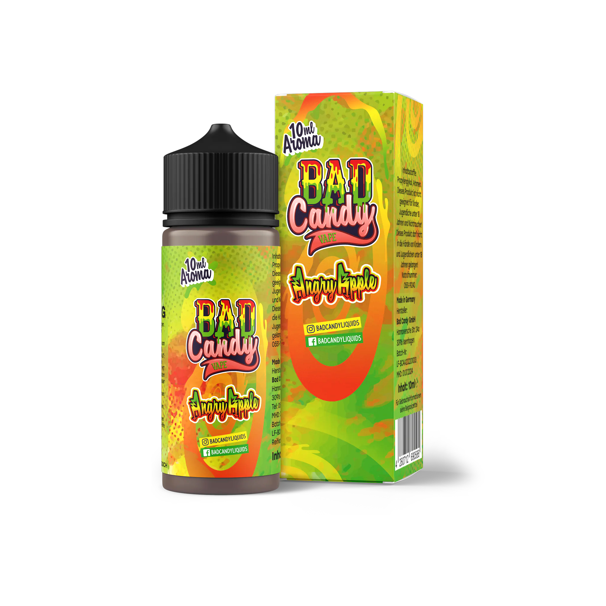 Bad Candy Aroma Longfill Angry Apple mit 10 ml Inhalt günstig bestellen 1