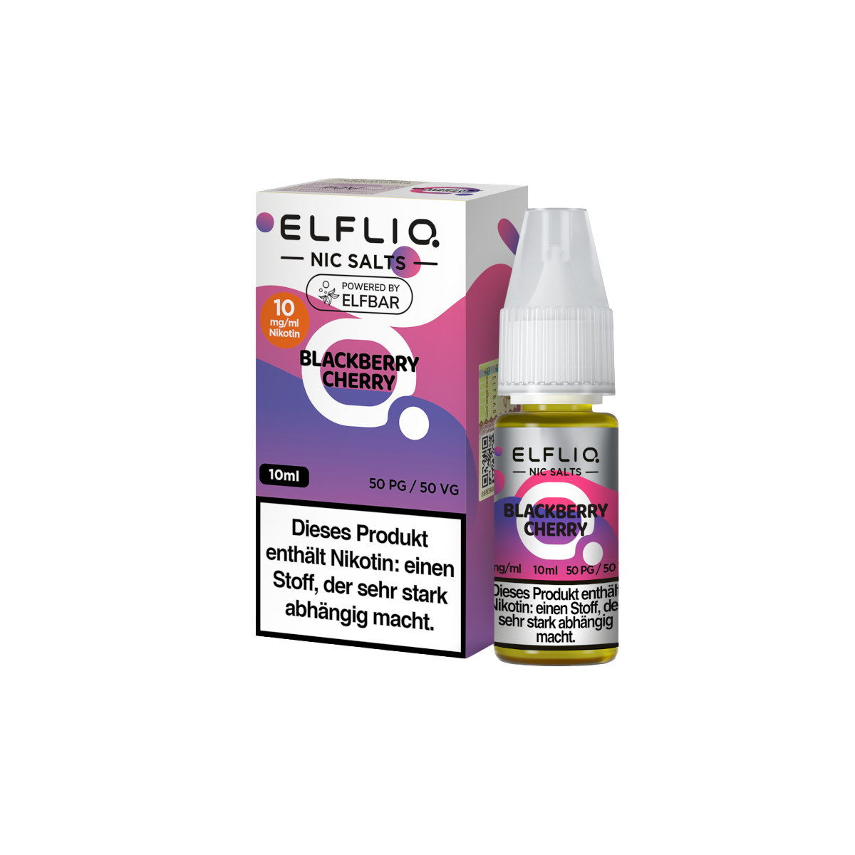 Elf Bar - ElfliQ - E-Liquid - Nikotinsalz - Blackberry Cherry - 10 mg1-