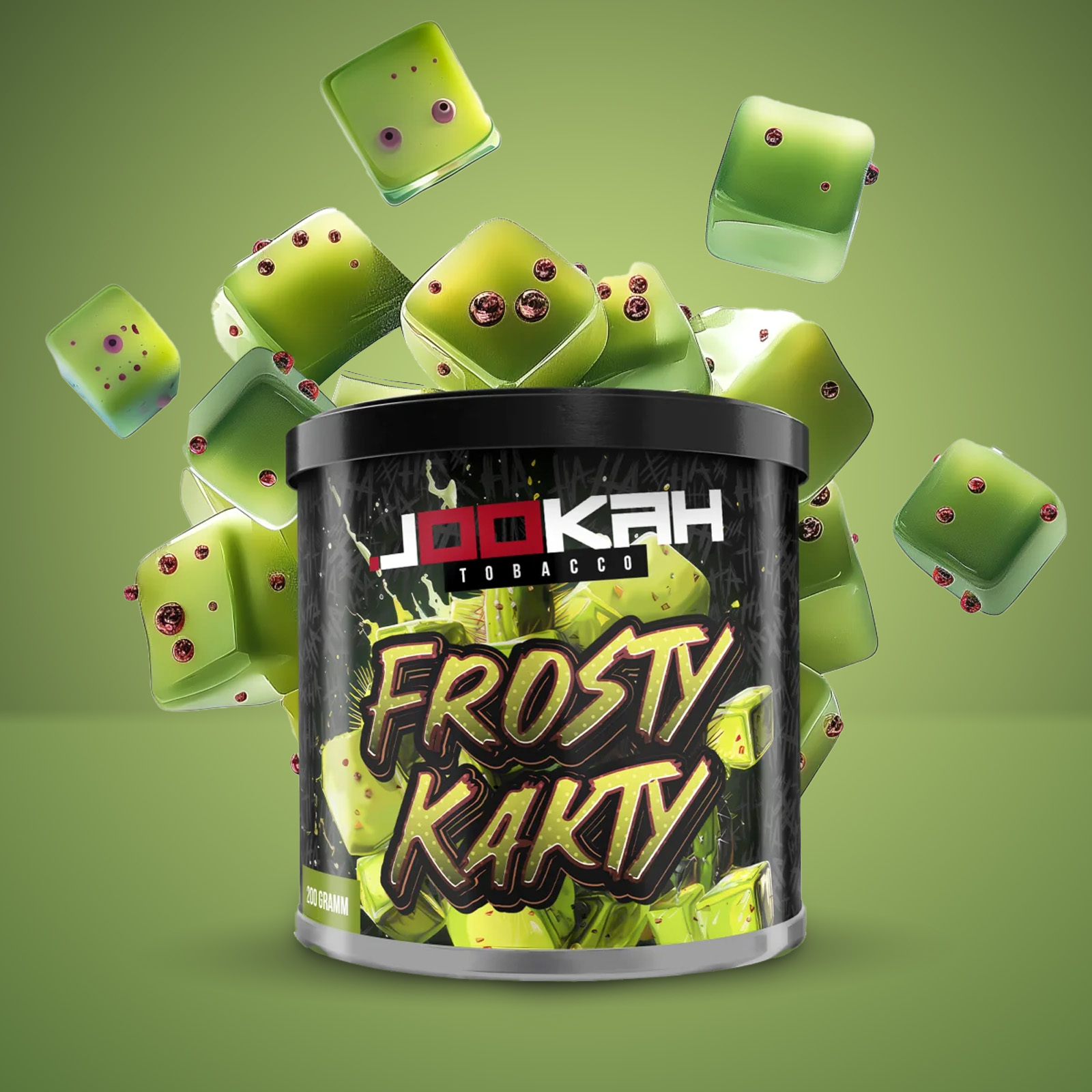 Jookah Tobacco Shisha Tabak Frosty Kakty 200g | Tabak Online 1