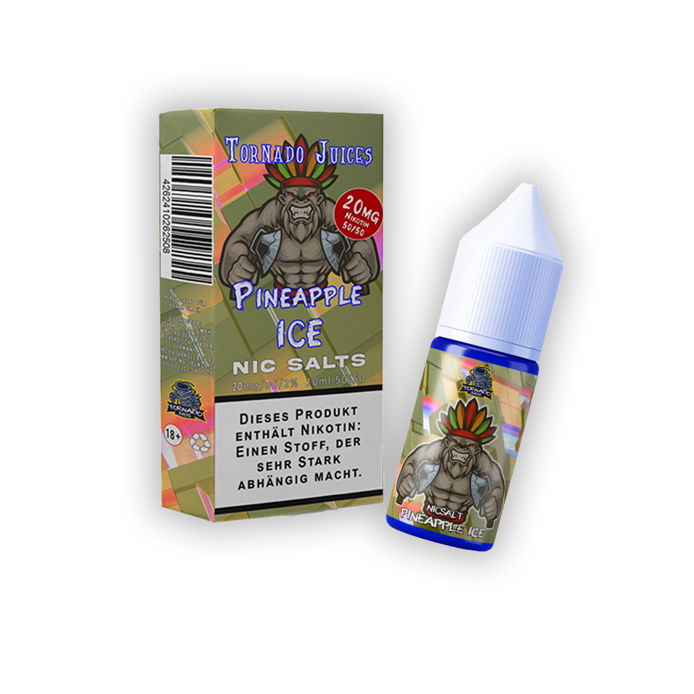 Tornado Juices Pineapple Ice with Nicotine Salt Vape E-Liquids 2