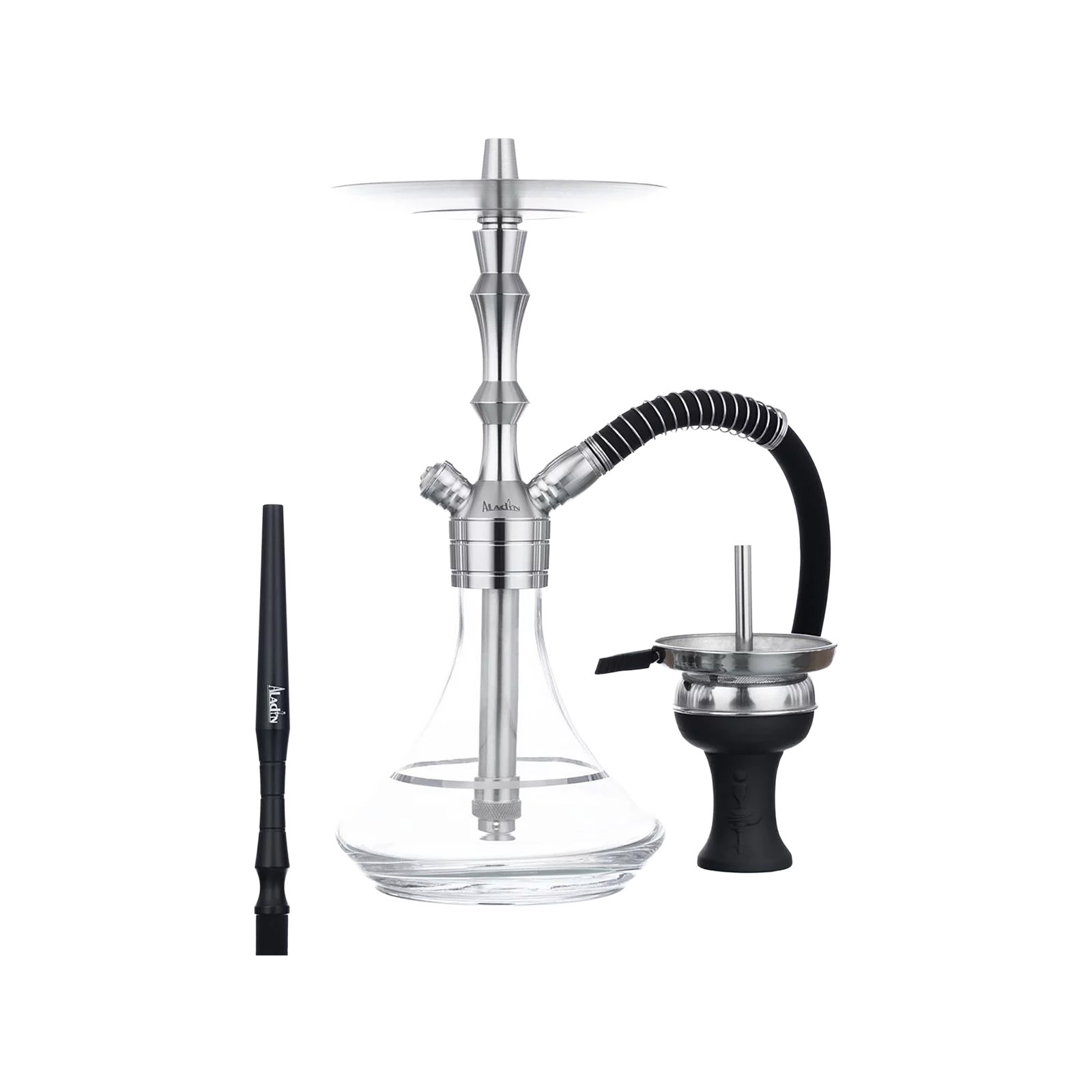 Aladin MVP 360 Clear Ring – 36 cm Edelstahl Shisha 1