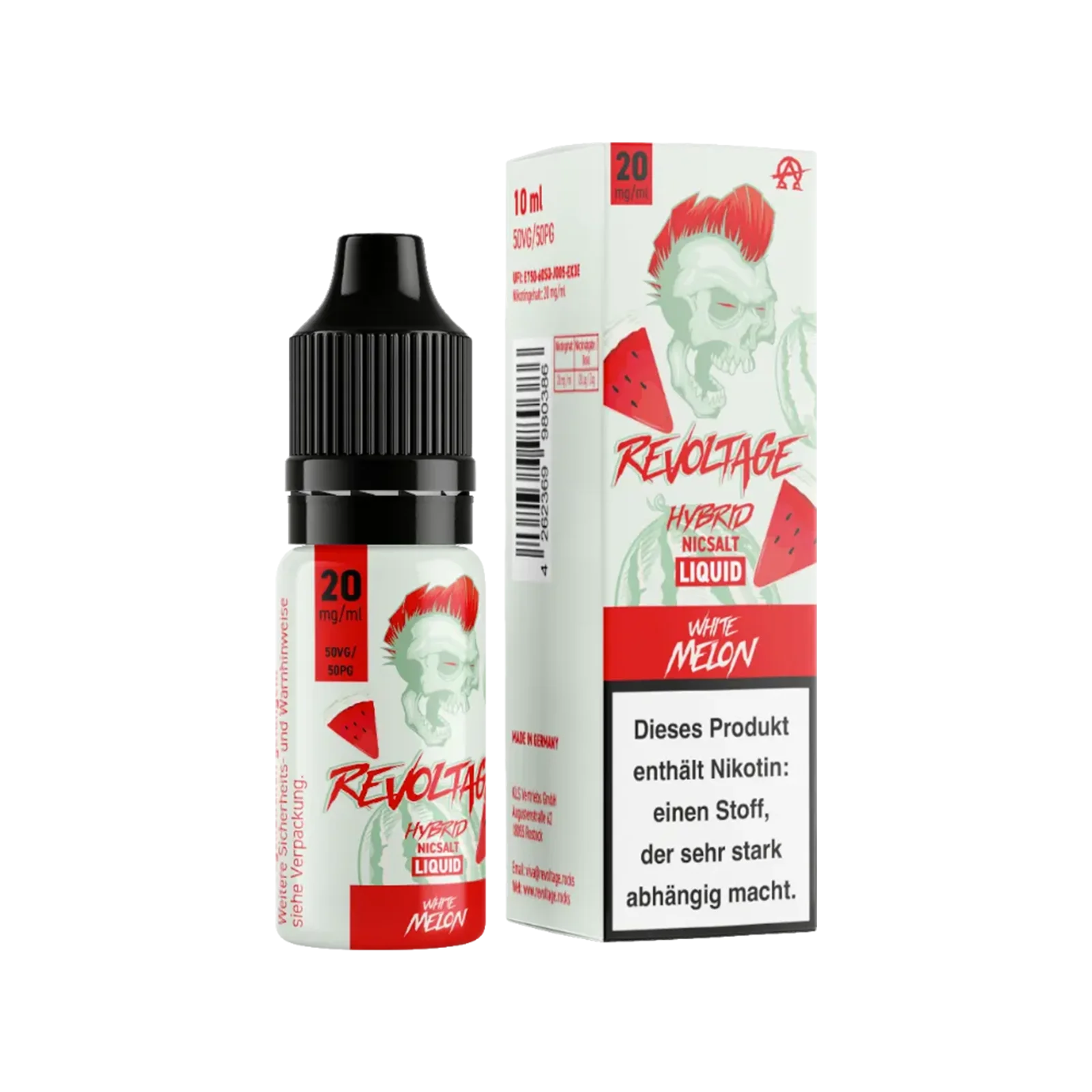 Revoltage - E-Liquid - Nikotinsalz - White Melon - 10 ml - 20 mg ^1