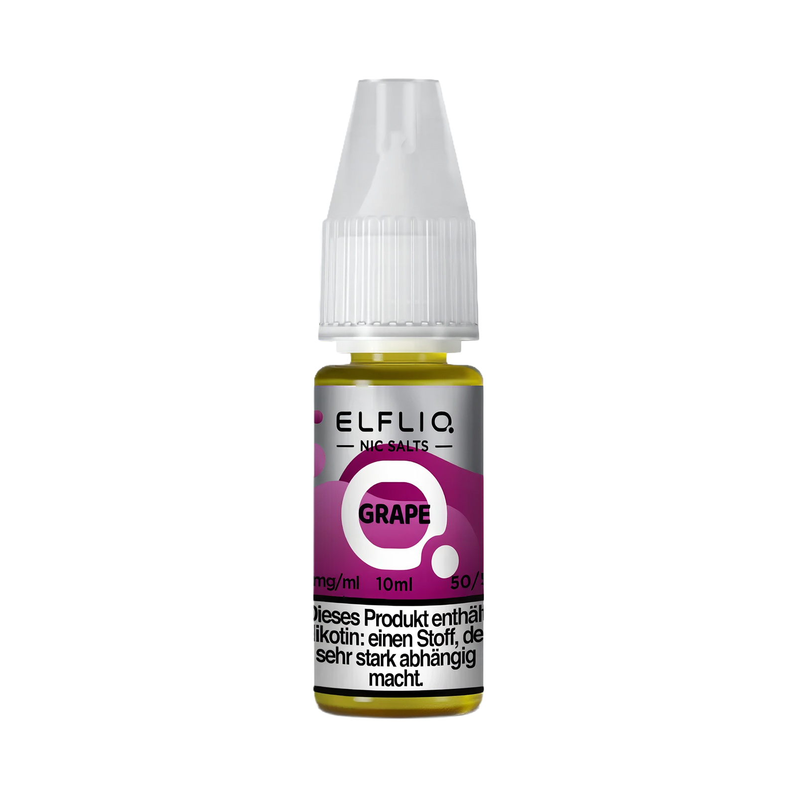 Elf Bar - ElfliQ - E-Liquid - Nicotine Salt - Grape - 10 mg
