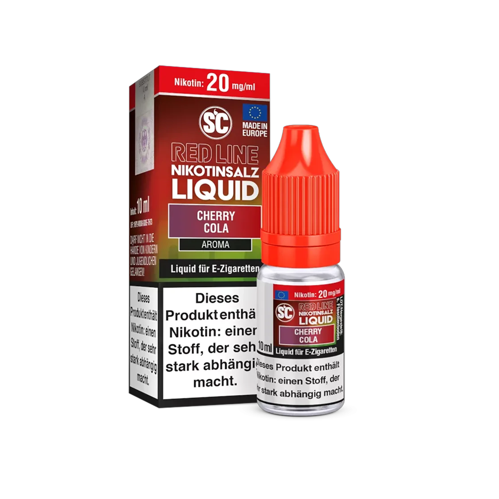 SC - E-Liquid - NicSalt - Red Line - Cherry Cola - 10 ml - 20 mg