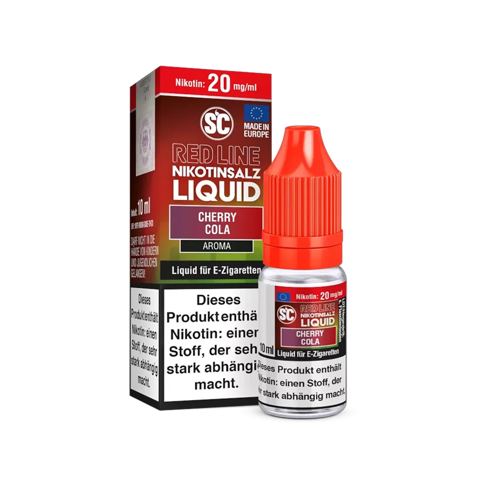 SC - E-Liquid - NicSalt - Red Line - Cherry Cola - 10 ml - 20 mg