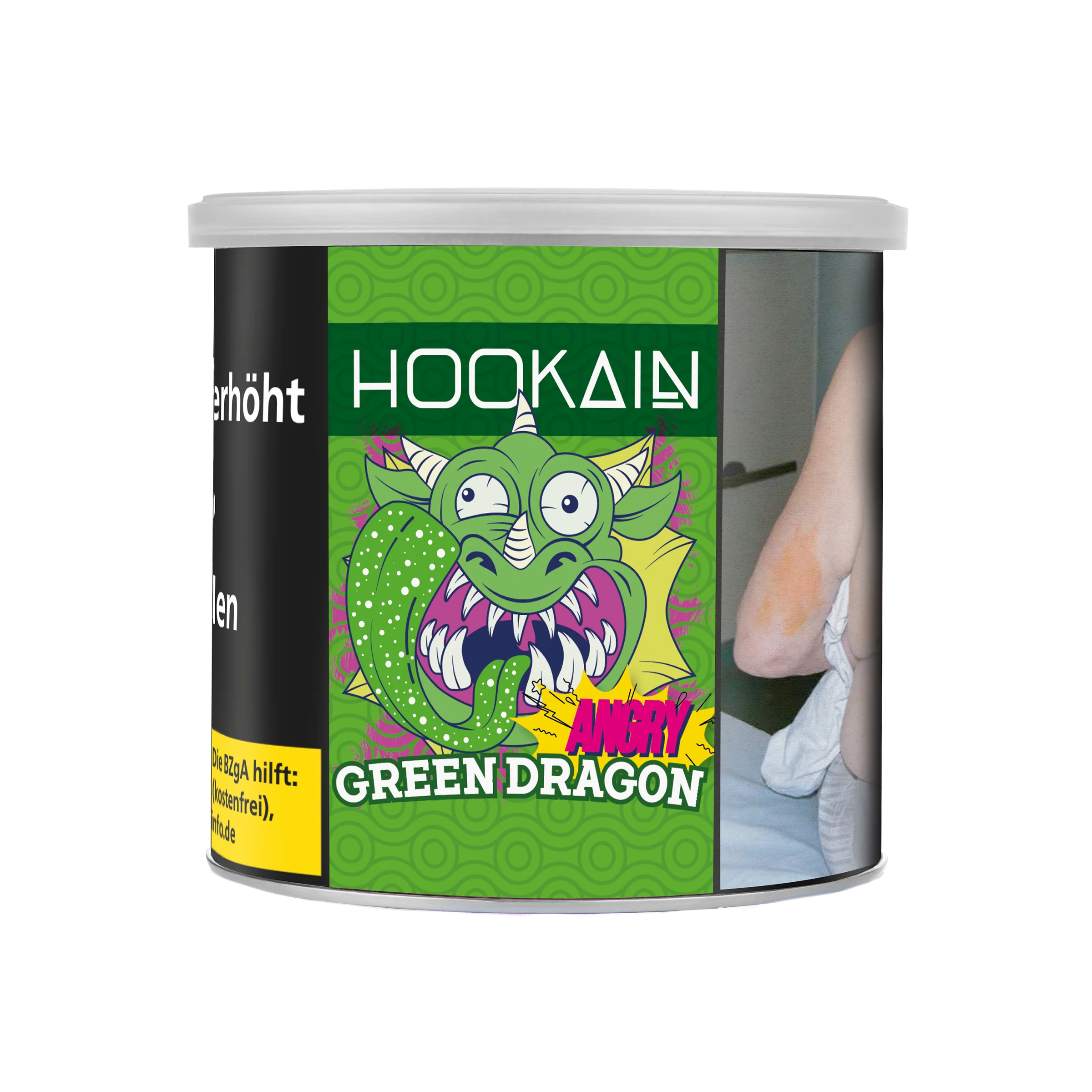 ANGRY GREEN DRAGON Shisha Tabak – Intensiver Geschmack von saurem Apfel | Hookain 2