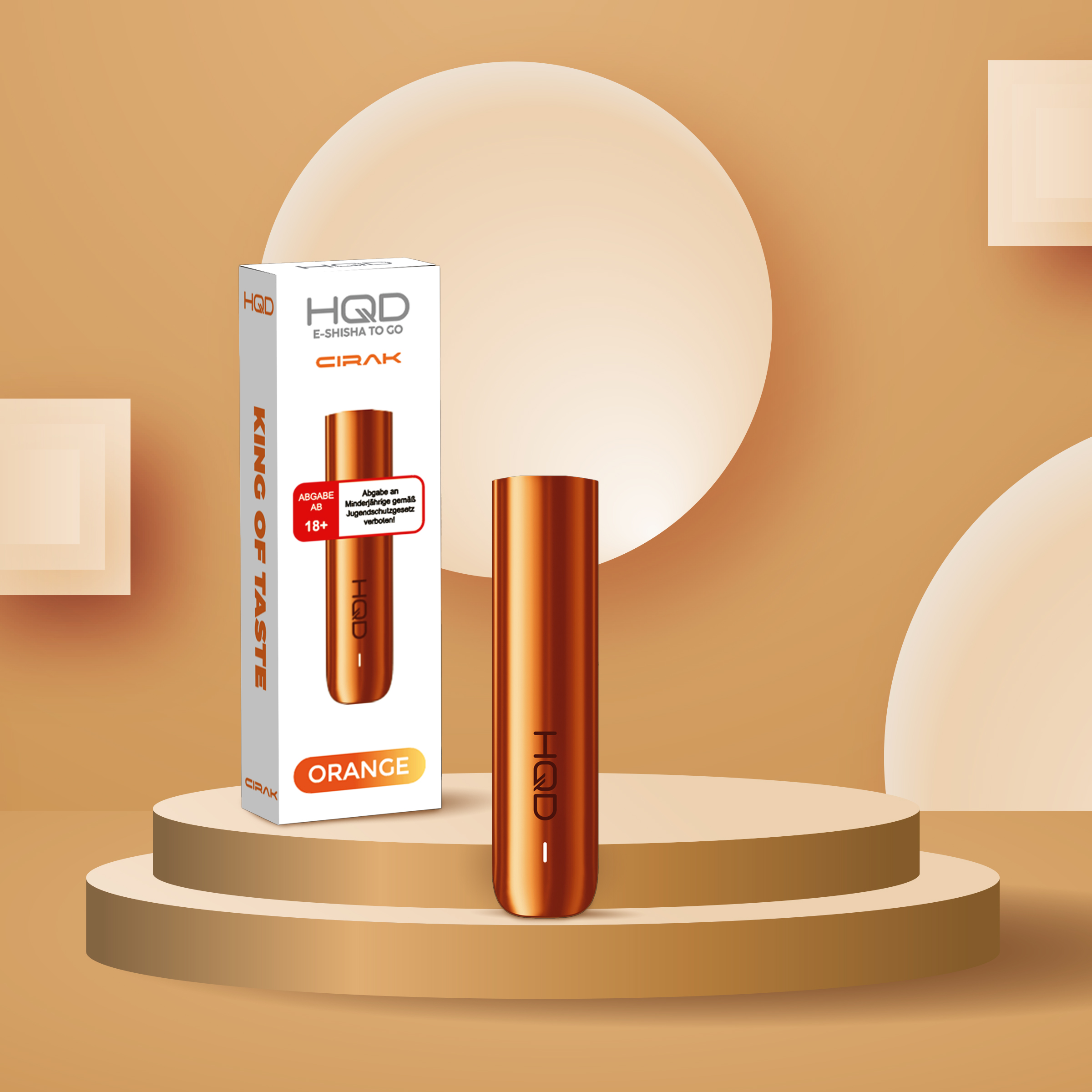 HQD - Cirak - Device - Orange | Buy Prefilled Pod System cheap HQD - Cirak - Device - Orange | Buy Prefilled Pod System cheap