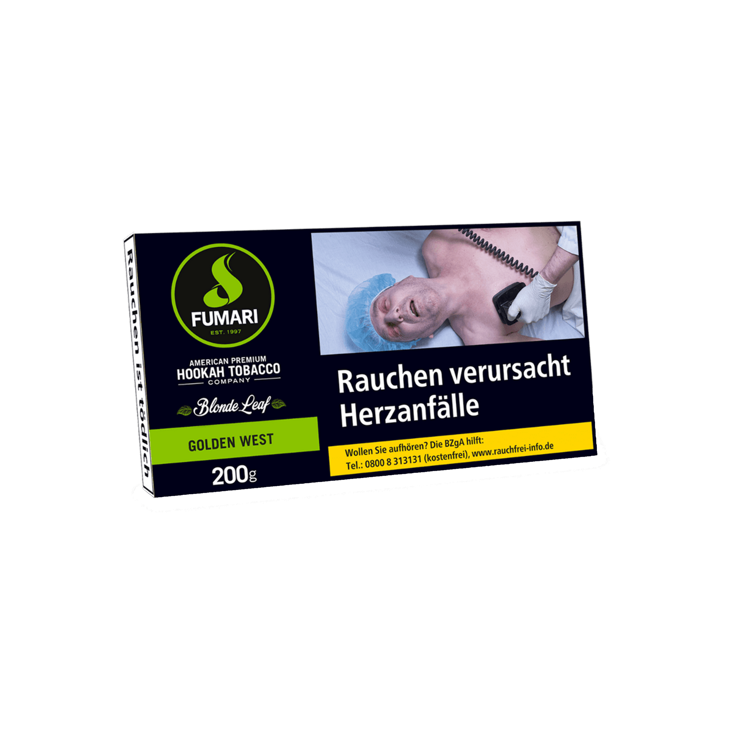 Fumari Golden West 200 g Shisha-Tabak | Tabaksorten aus den USA kaufen 1