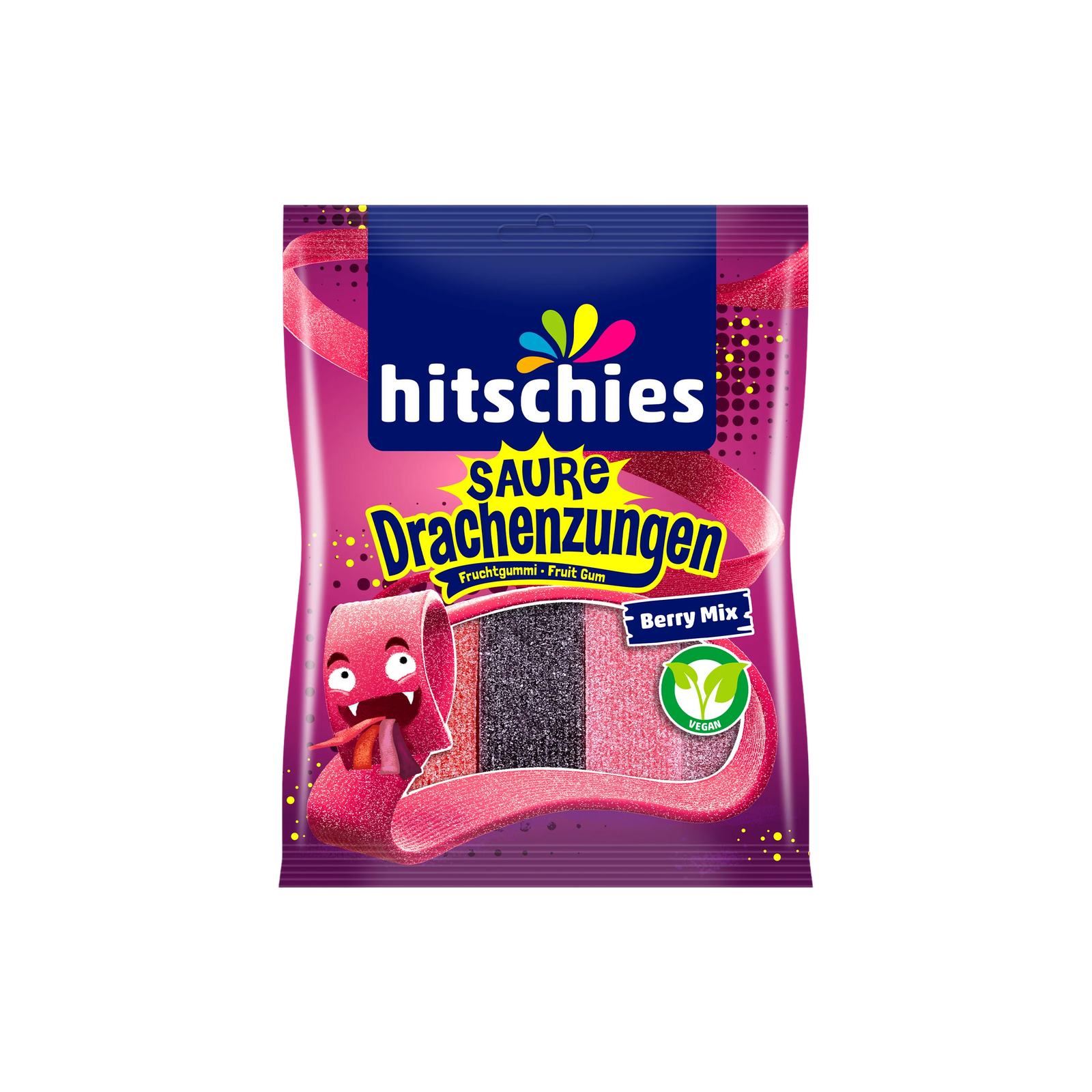 Hitschies - Saure Drachenzungen - Berry Mix - 125 g 1