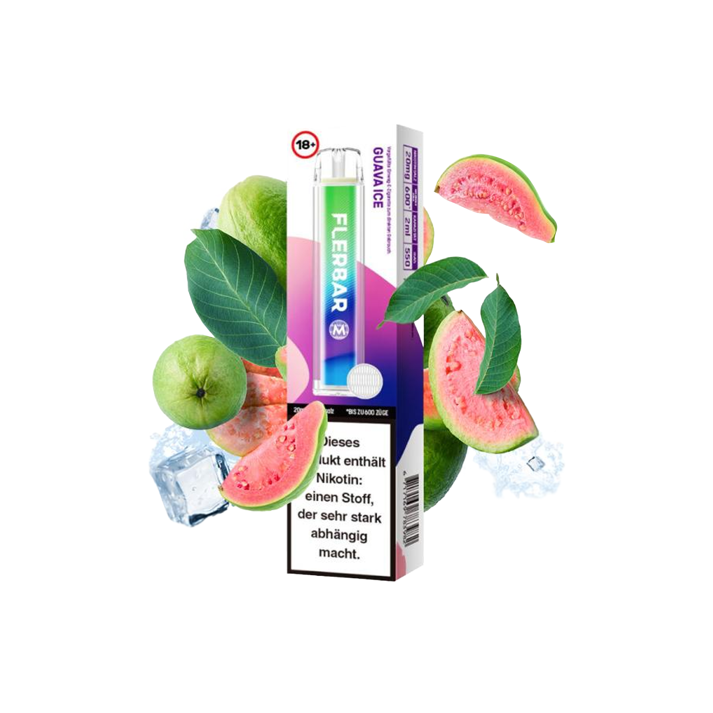 Flerbar - Vapestick - Guava Ice - E-Shisha | alle Sorten günstig kaufen