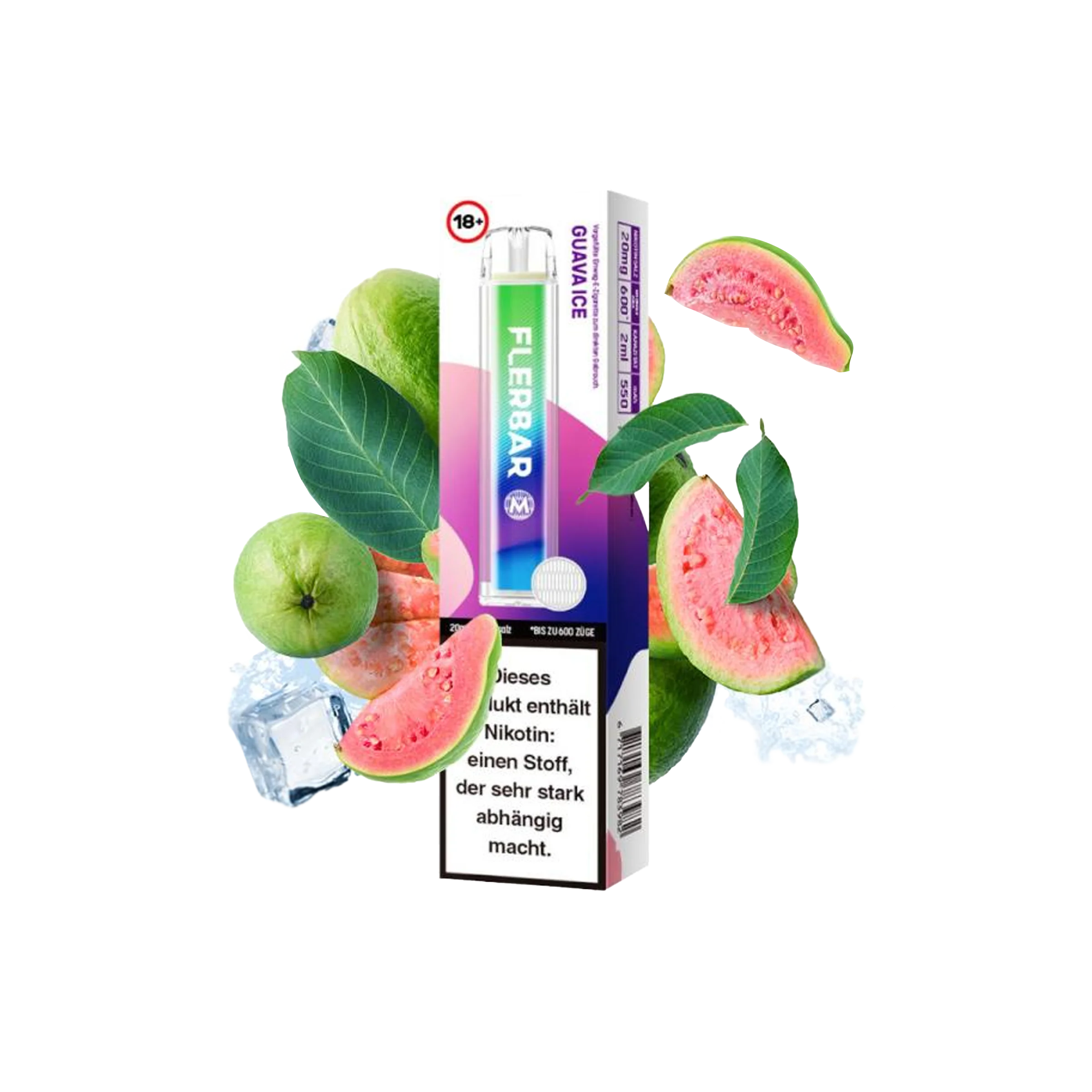 Flerbar - Vapestick - Guava Ice - E-Shisha | alle Sorten günstig kaufen